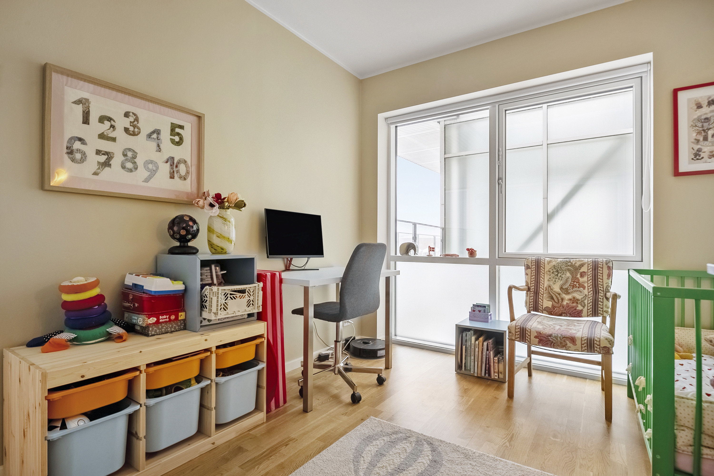 Fremhævet kontor billede i fuldskærmstilstand. Billede af Nordre Ringgade 78, 3. 1., Trøjborg, 8200 Aarhus N