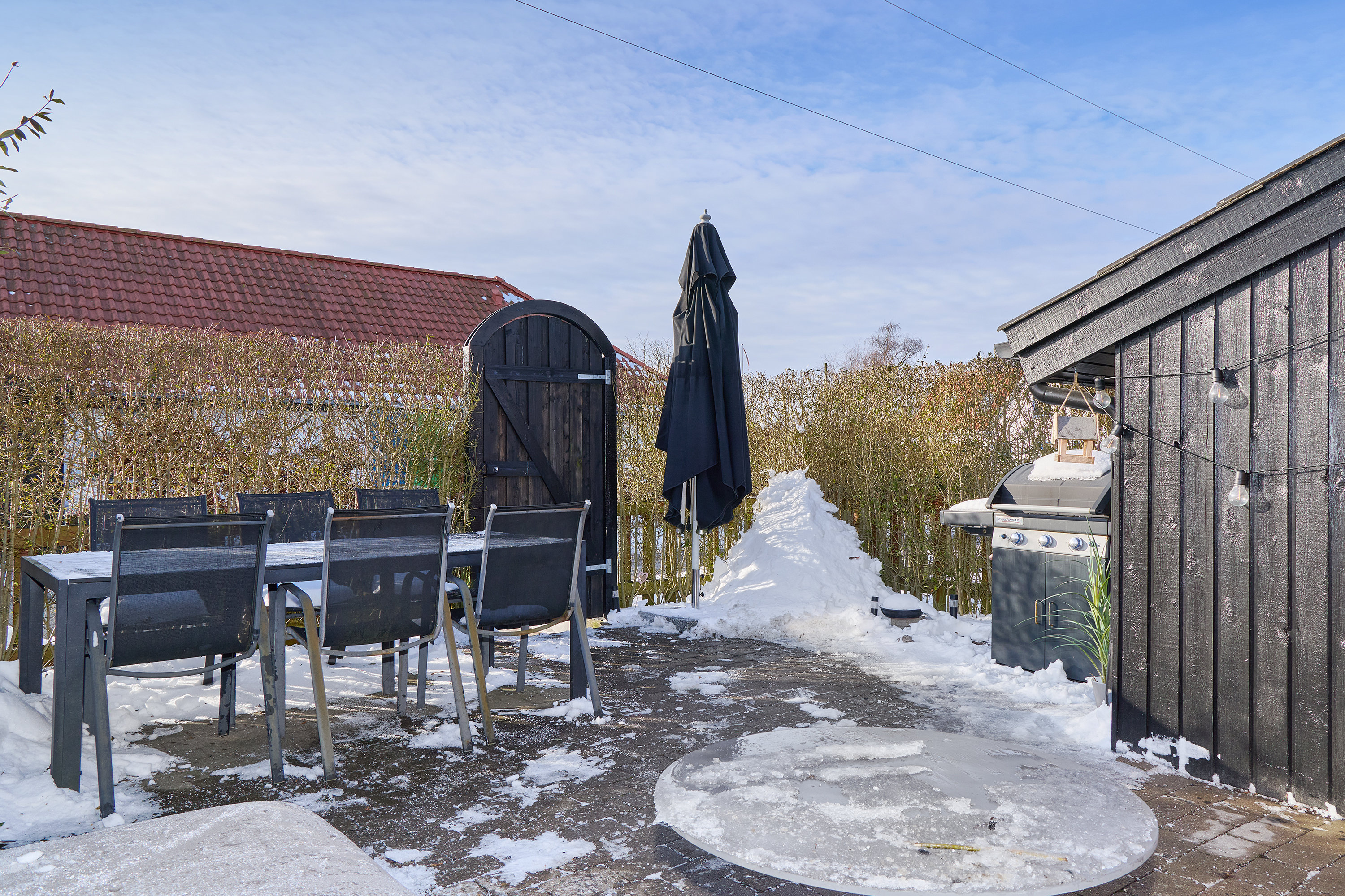 Fremhævet terrasse billede i fuldskærmstilstand. Billede af Øvej 31B, 3550 Slangerup