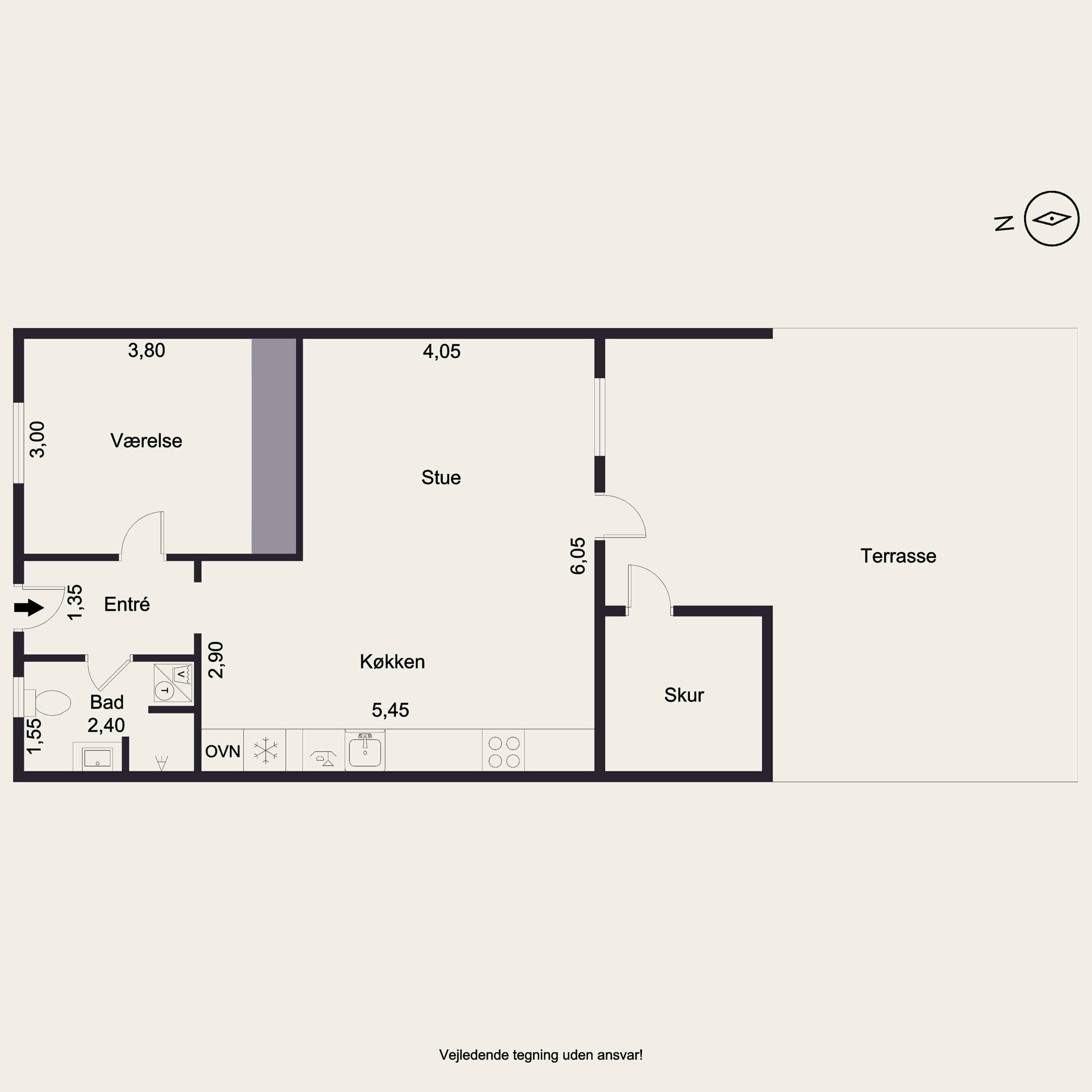 Plantegninger billede af Øvej 31B, 3550 Slangerup
