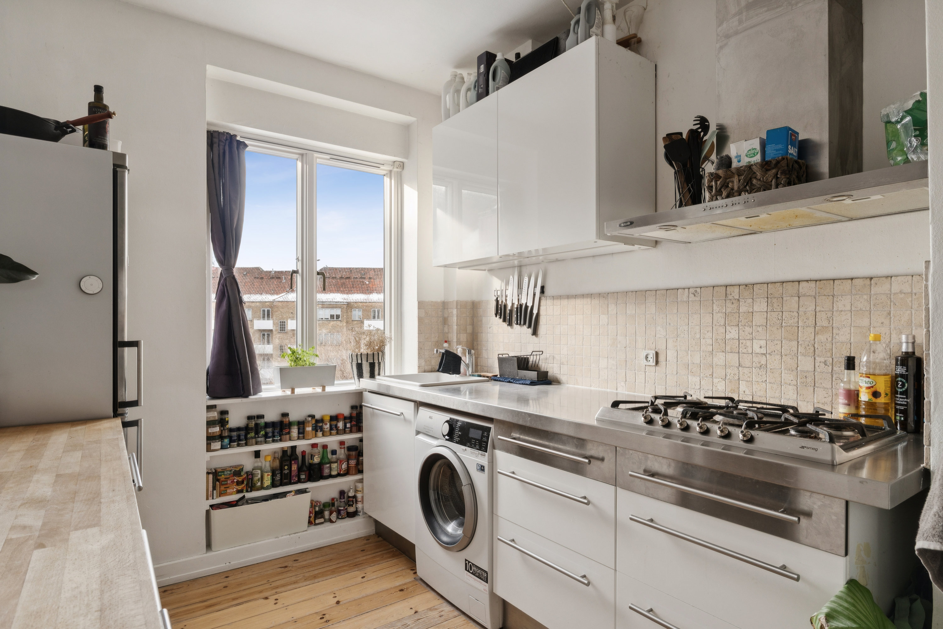 Fremhævet køkken billede i fuldskærmstilstand. Billede af Sankt Kjelds Gade 25, 4. tv., 2100 København Ø