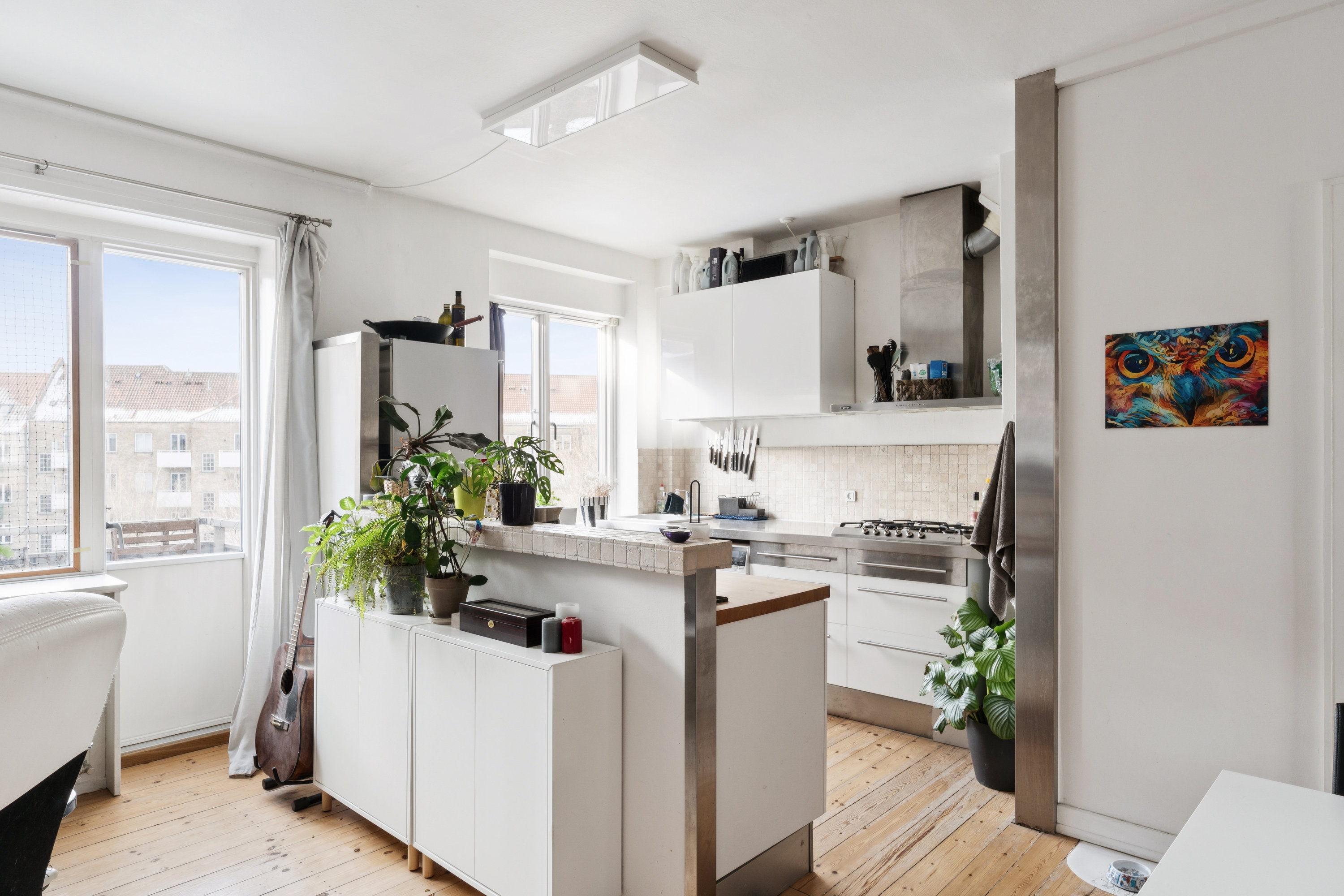 Fremhævet køkken billede i fuldskærmstilstand. Billede af Sankt Kjelds Gade 25, 4. tv., 2100 København Ø