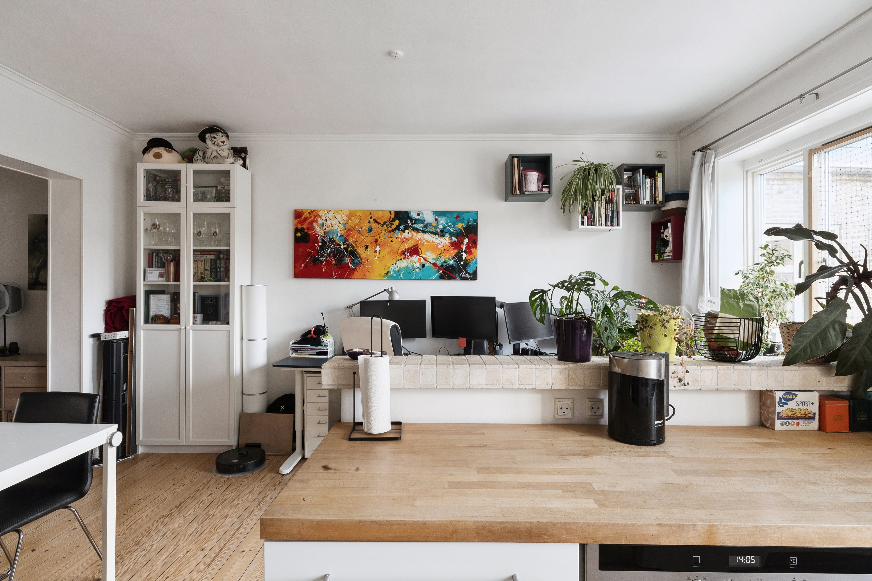 Fremhævet stue billede i fuldskærmstilstand. Billede af Sankt Kjelds Gade 25, 4. tv., 2100 København Ø