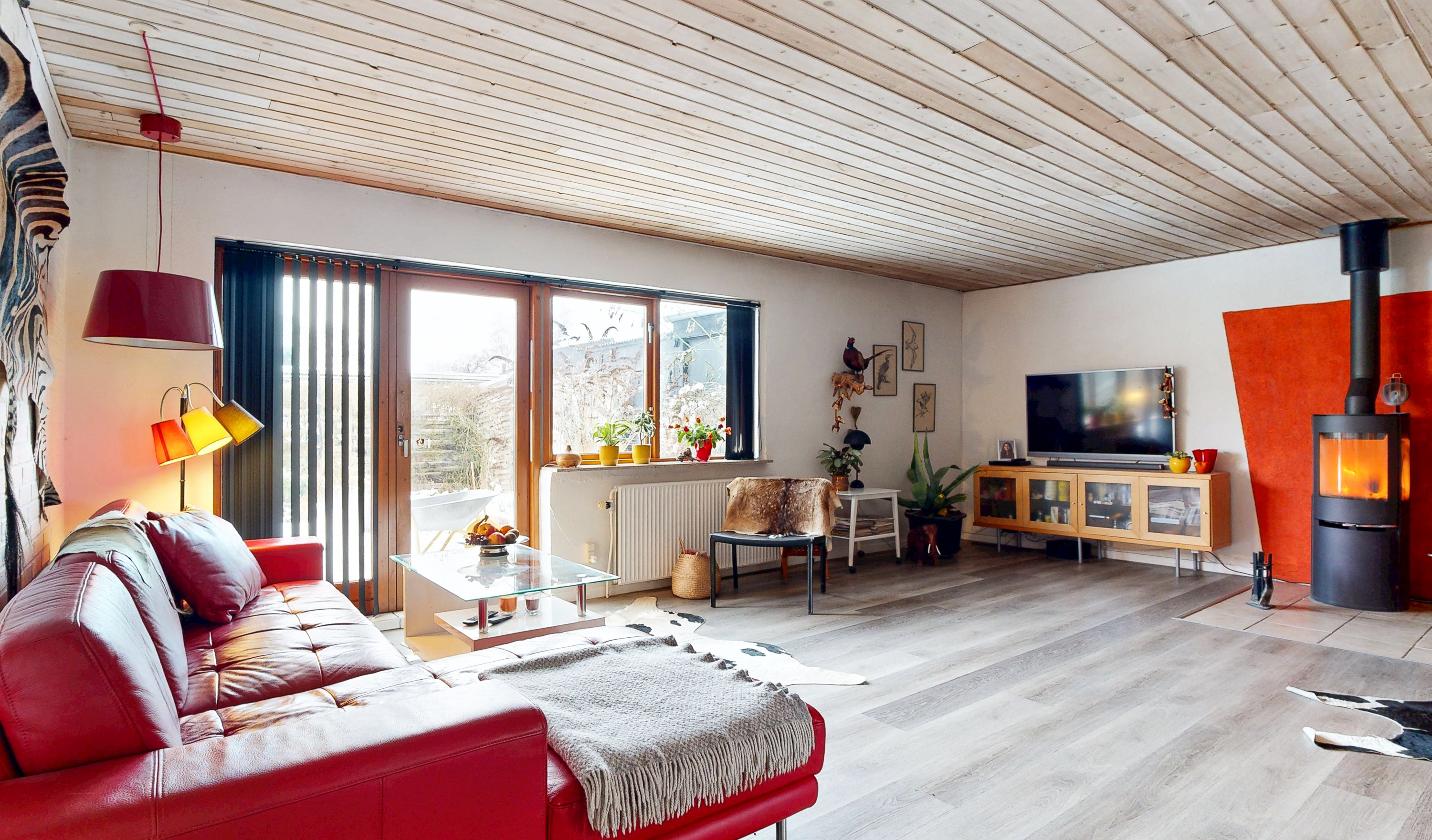 Fremhævet stue billede i fuldskærmstilstand. Billede af Møllegårds Allé 6, 8600 Silkeborg