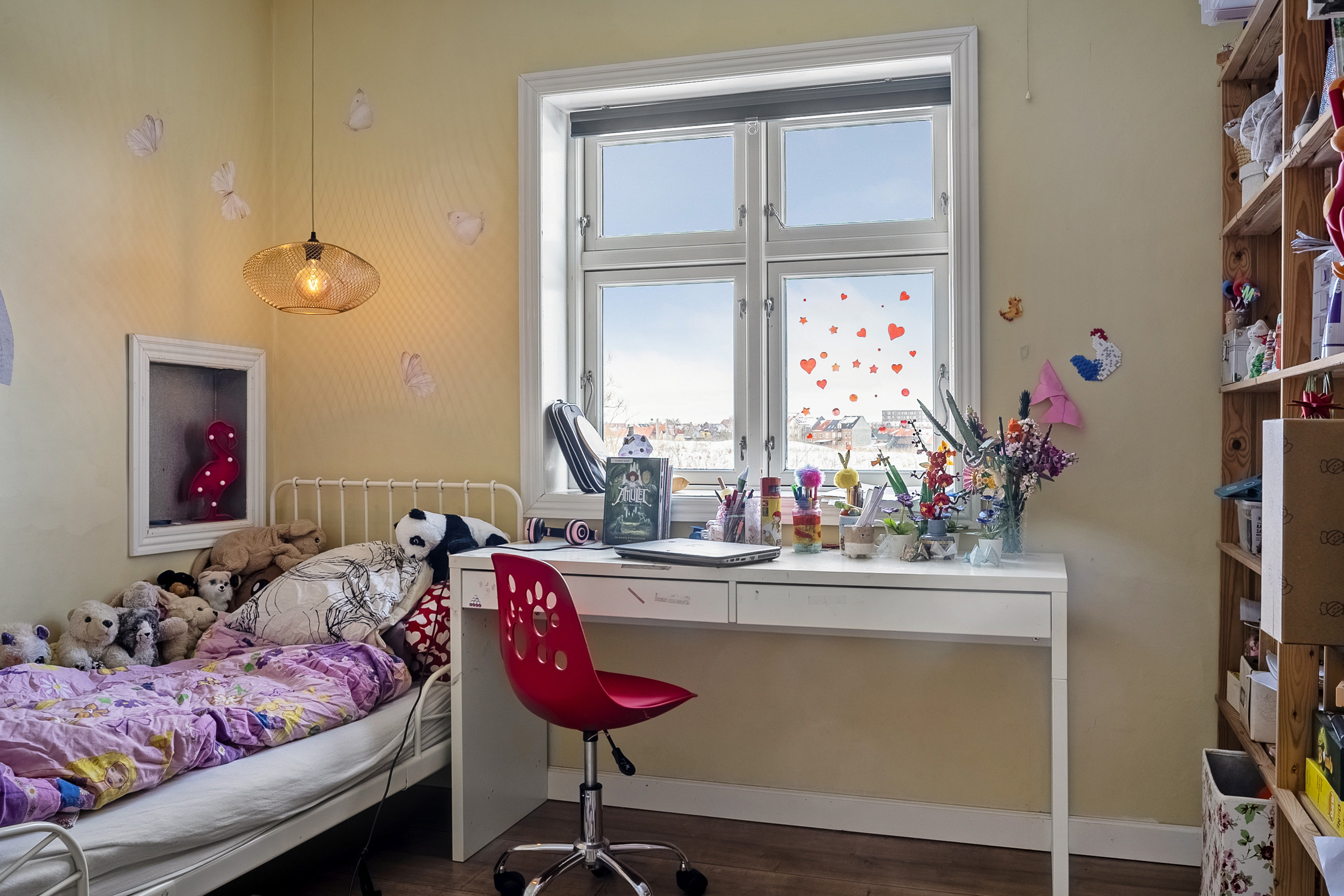 Fremhævet soveværelse billede i fuldskærmstilstand. Billede af Vibevej 12, Bækkelund, 8700 Horsens