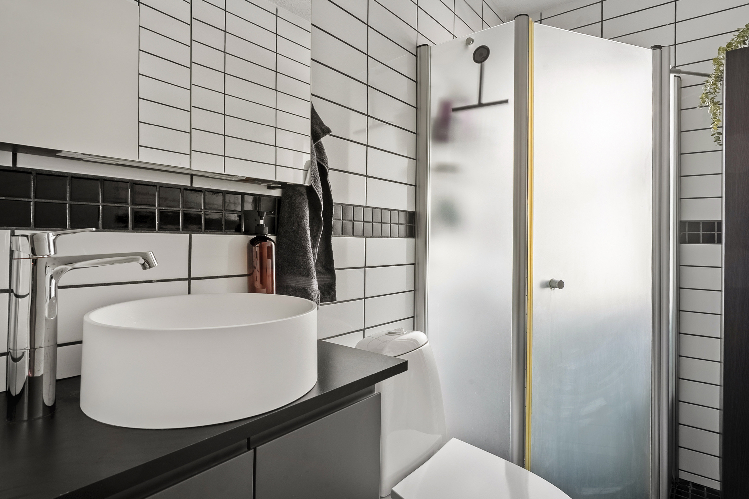 Fremhævet badeværelse billede i fuldskærmstilstand. Billede af Vibevej 12, Bækkelund, 8700 Horsens