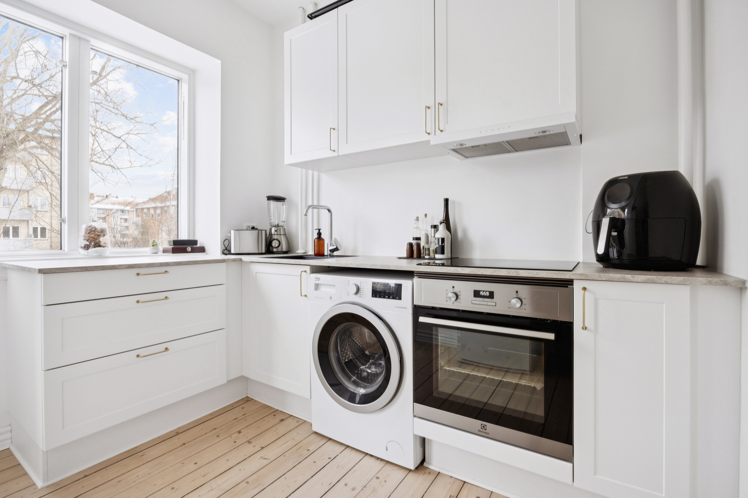 Fremhævet køkken billede i fuldskærmstilstand. Billede af Sønderbro 35, 1. tv., 9000 Aalborg