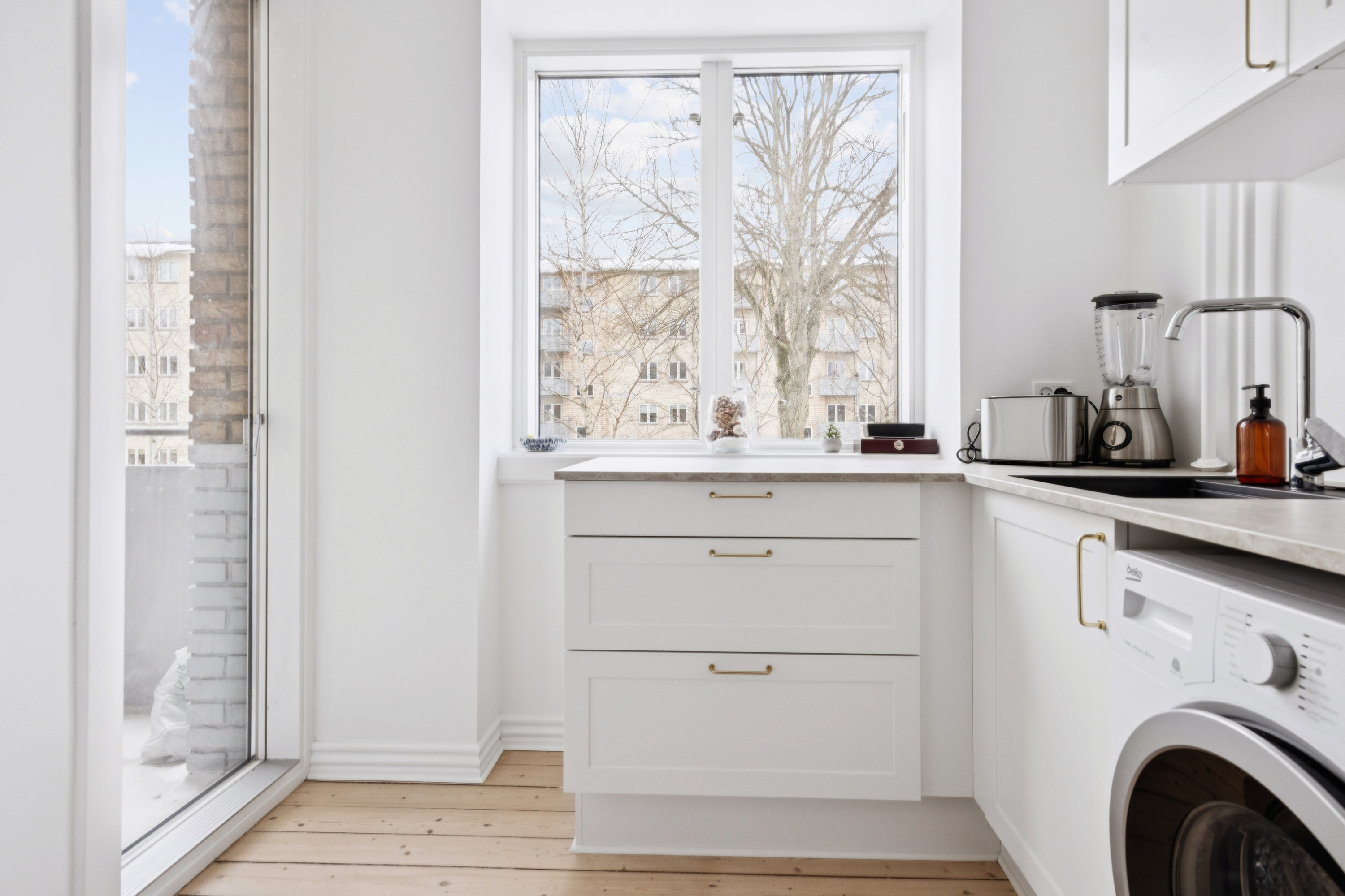 Fremhævet køkken billede i fuldskærmstilstand. Billede af Sønderbro 35, 1. tv., 9000 Aalborg