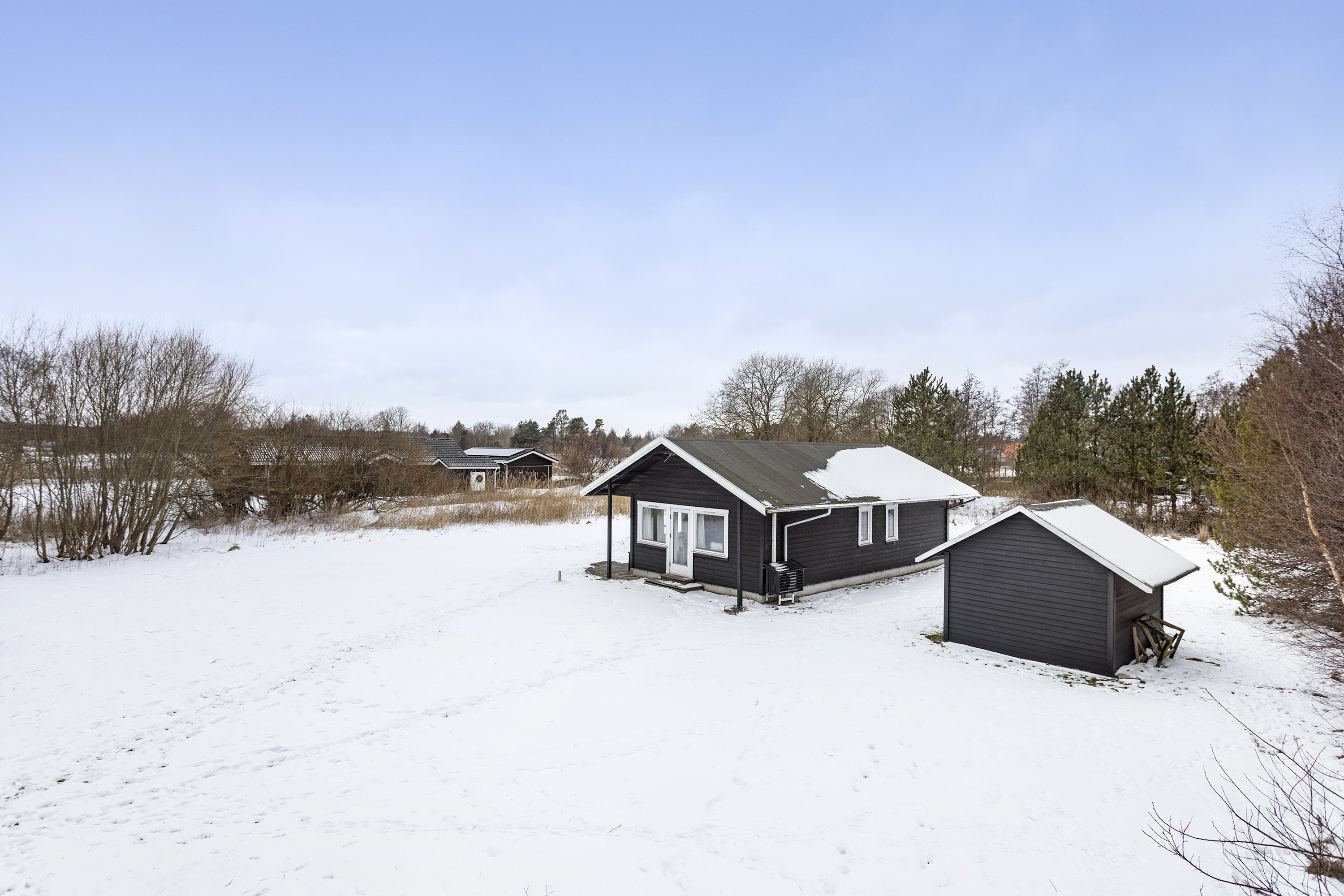 Fremhævet facade billede i fuldskærmstilstand. Billede af Havremarken 4, Bratten, 9970 Strandby