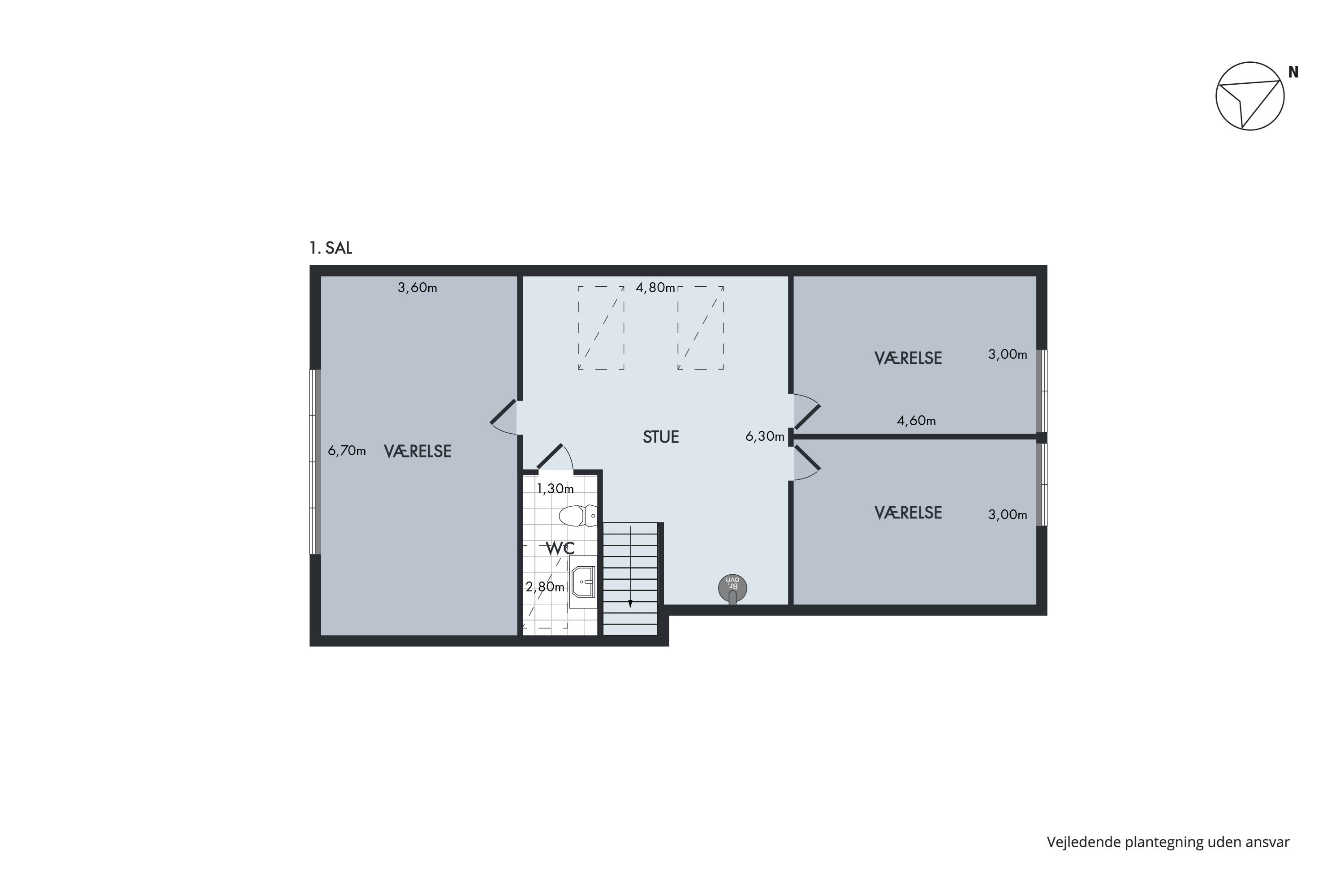 Plantegninger billede af Bredager 11, 2670 Greve