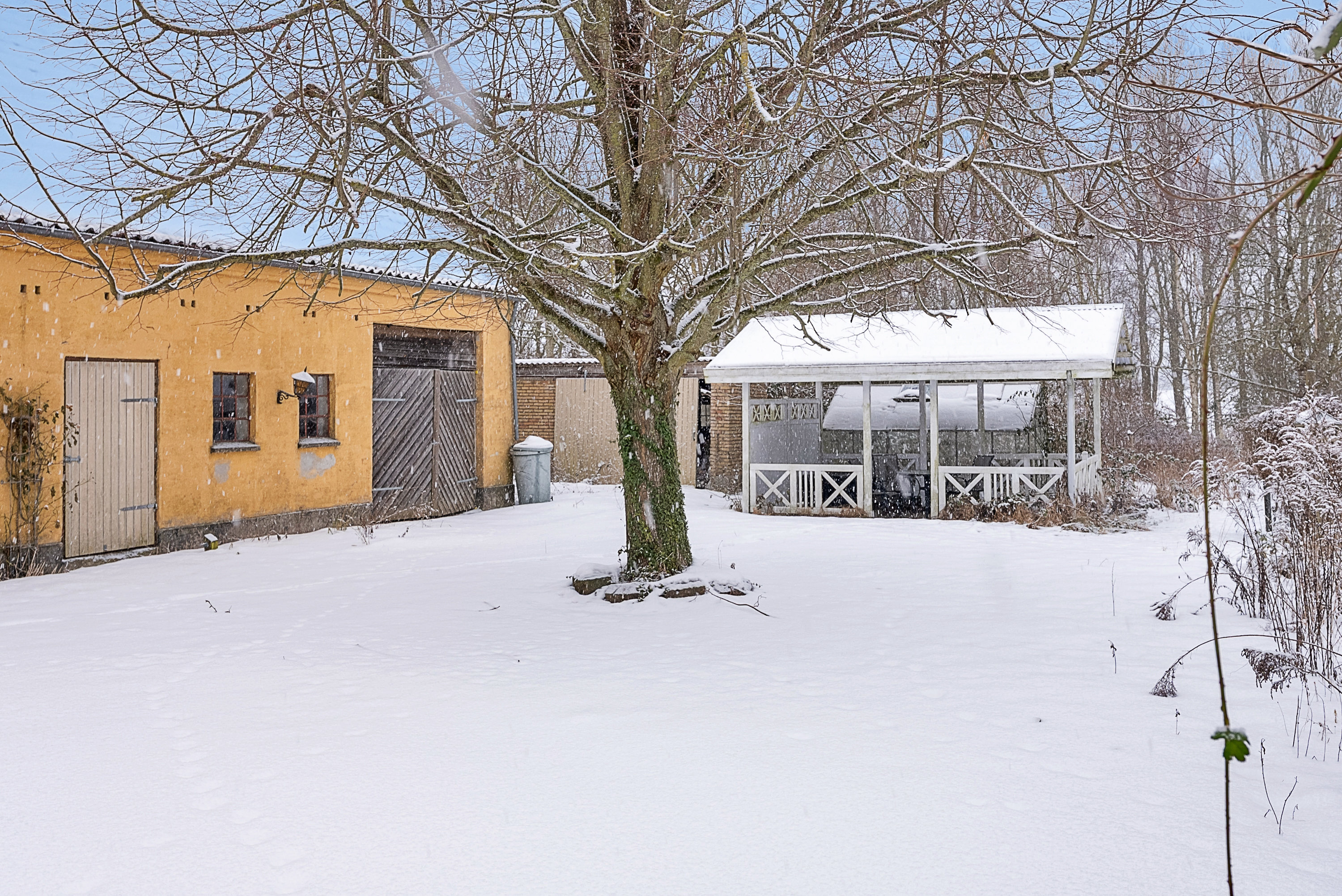 Fremhævet facade billede i fuldskærmstilstand. Billede af Bystævnet 26, Bederslev, 5450 Otterup