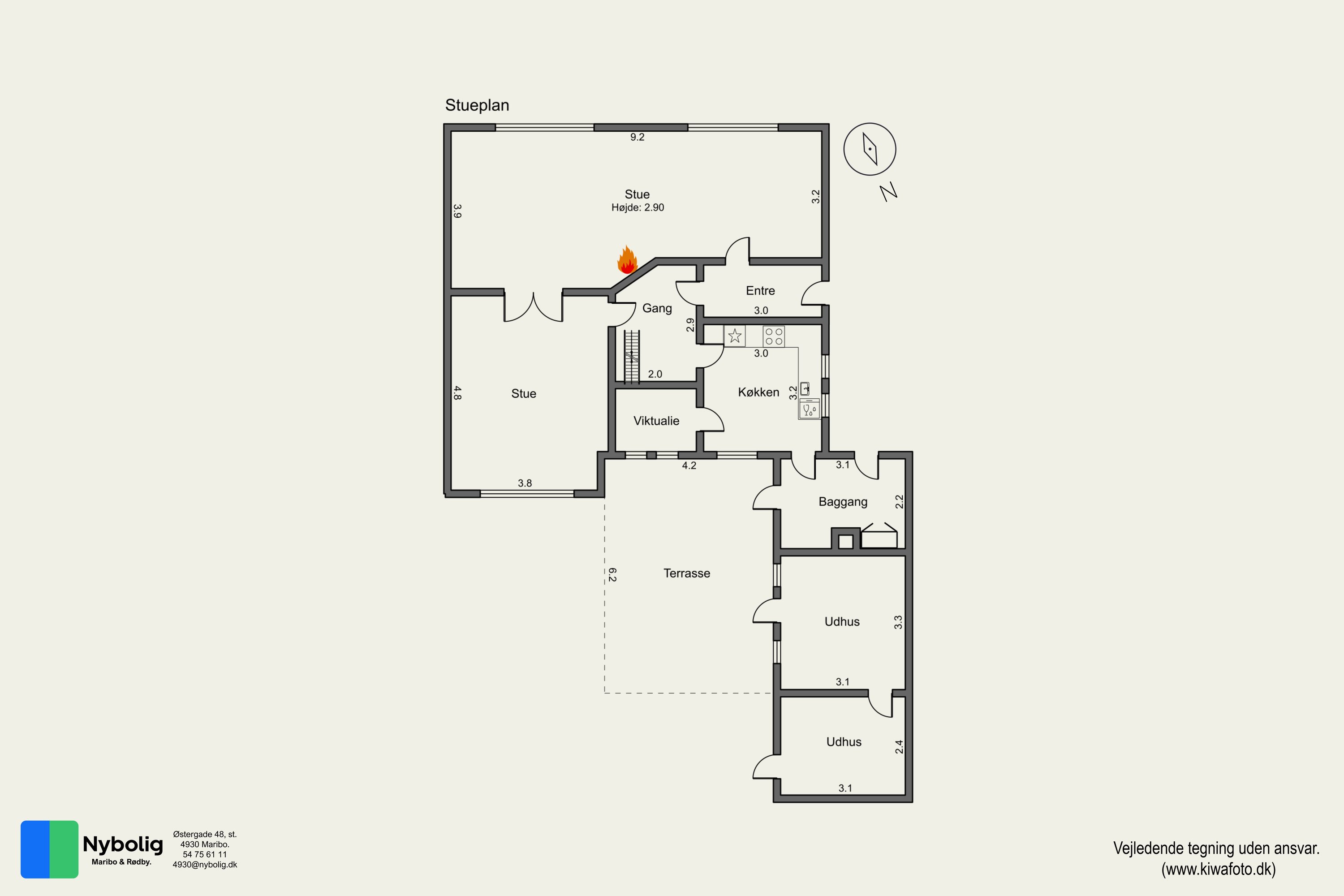 Plantegninger billede af Søndre Boulevard 29, 4930 Maribo
