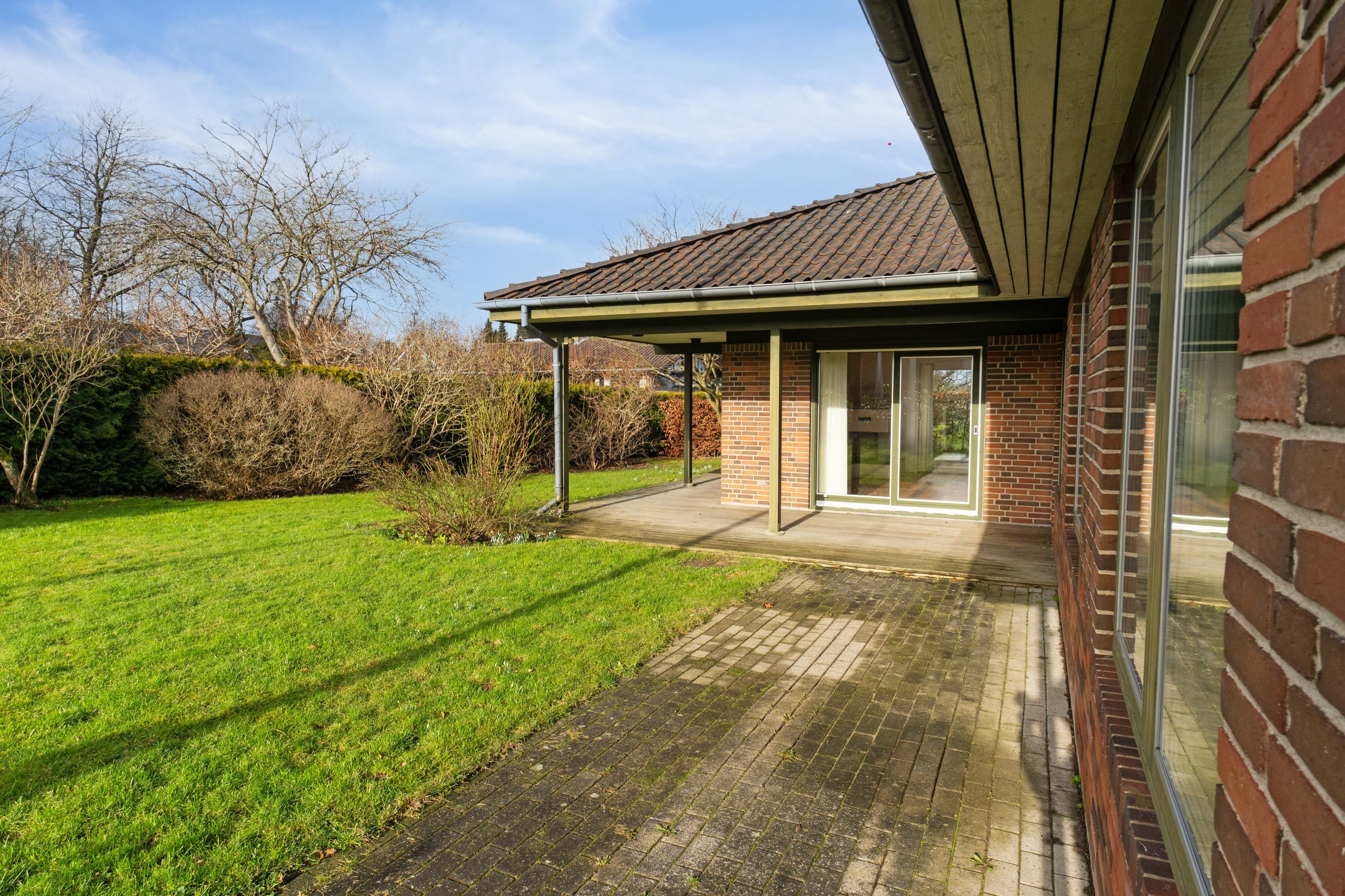 Fremhævet terrasse billede i fuldskærmstilstand. Billede af Ildervej 20B, Skåde, 8270 Højbjerg