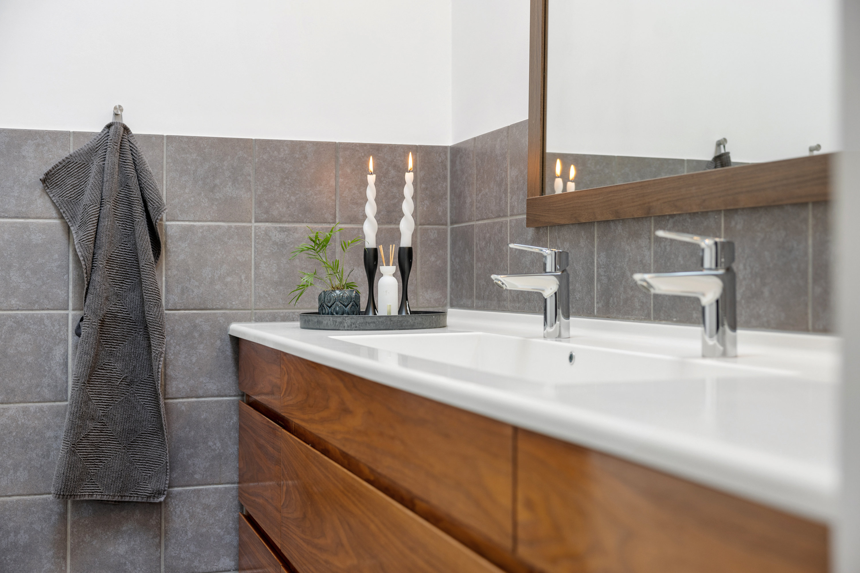 Fremhævet badeværelse billede i fuldskærmstilstand. Billede af Lisborgvej 17, 9900 Frederikshavn