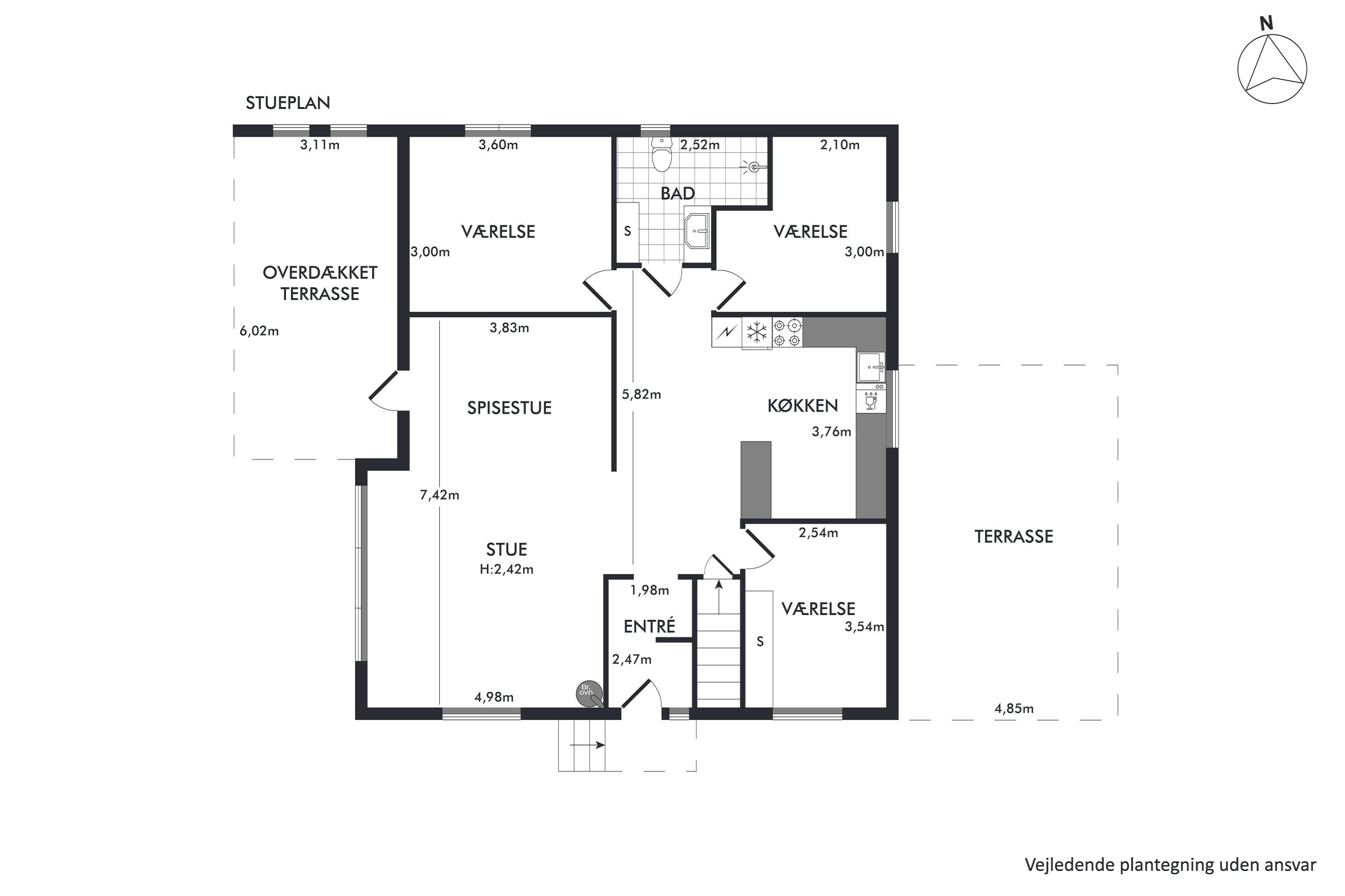 Plantegninger billede af Sigerslevvej 78, Sigerslev, 4660 Store Heddinge