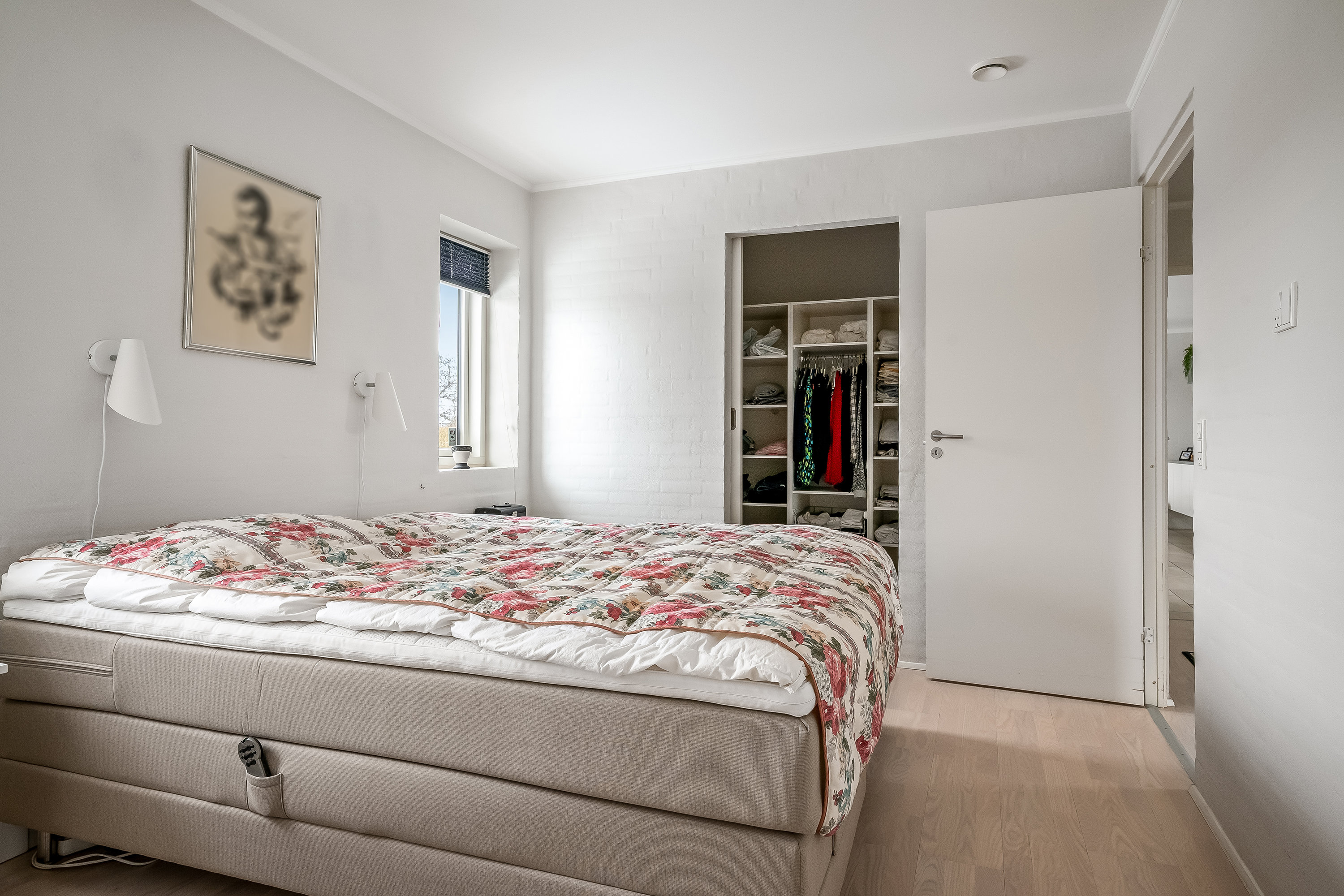 Fremhævet soveværelse billede i fuldskærmstilstand. Billede af Grøften 2, 7500 Holstebro