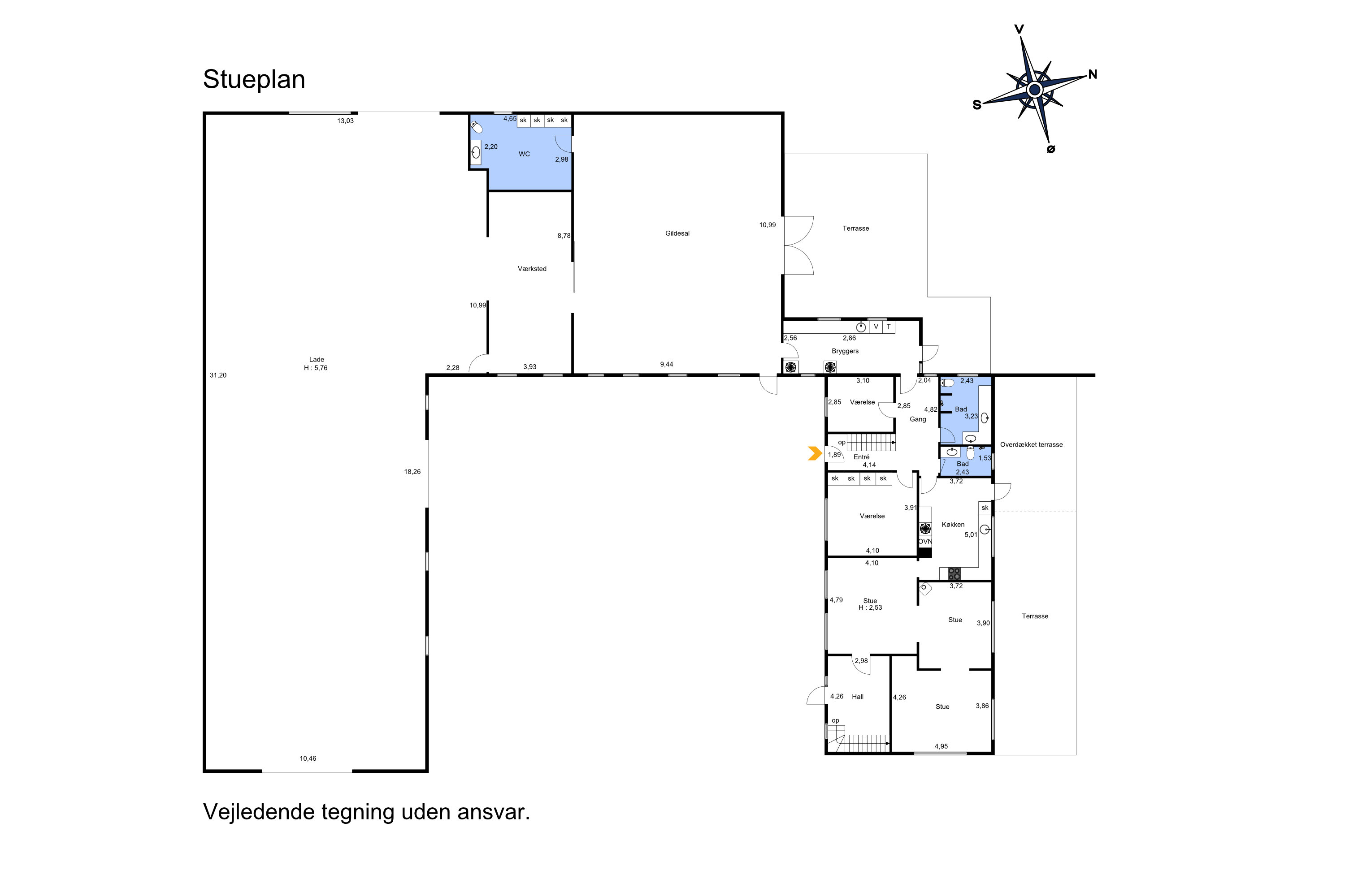 Plantegninger billede af Grøndalvej 1, Nr.Hvidbjerg, 7790 Thyholm