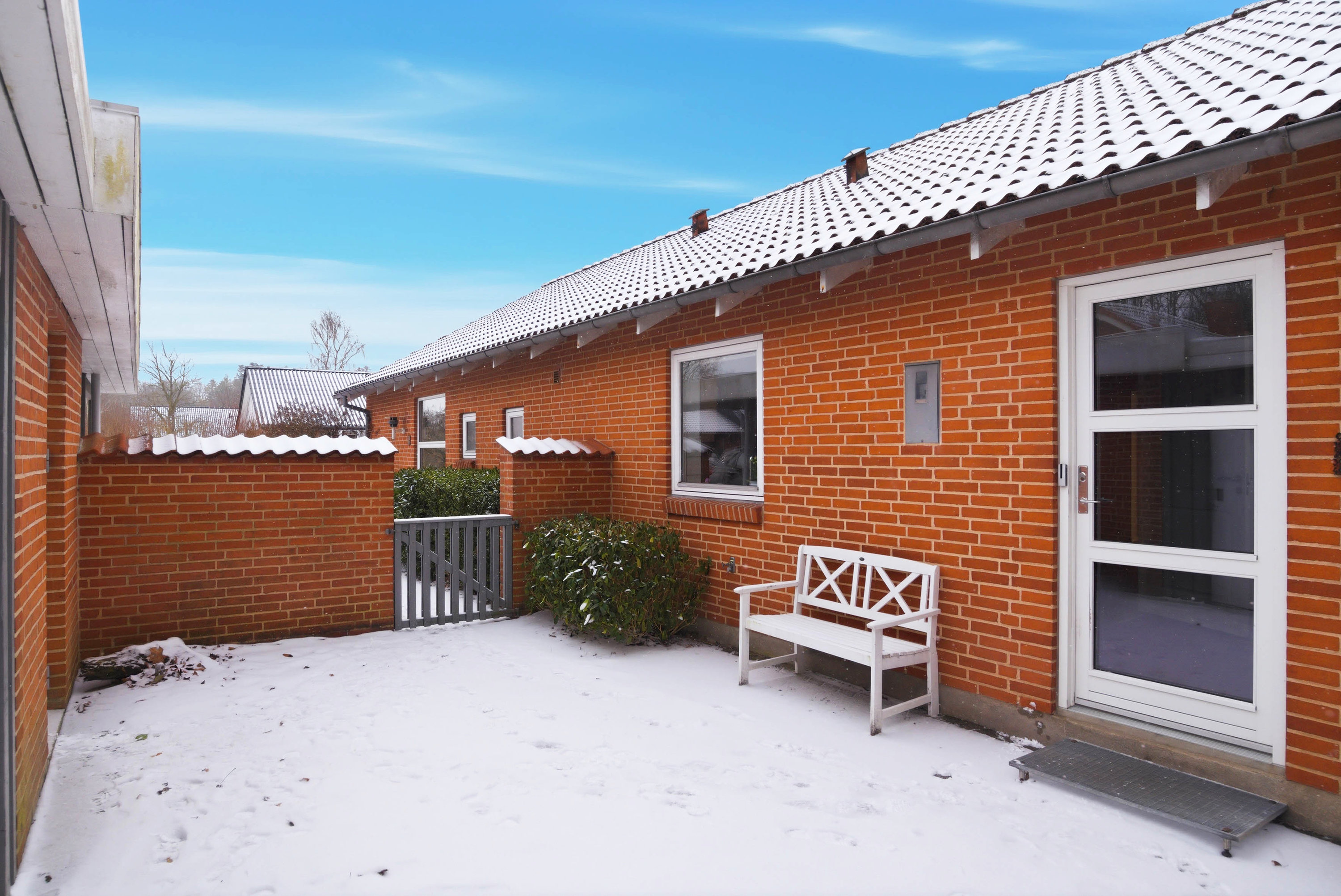 Fremhævet terrasse billede i fuldskærmstilstand. Billede af Ribesvej 5, 7550 Sørvad