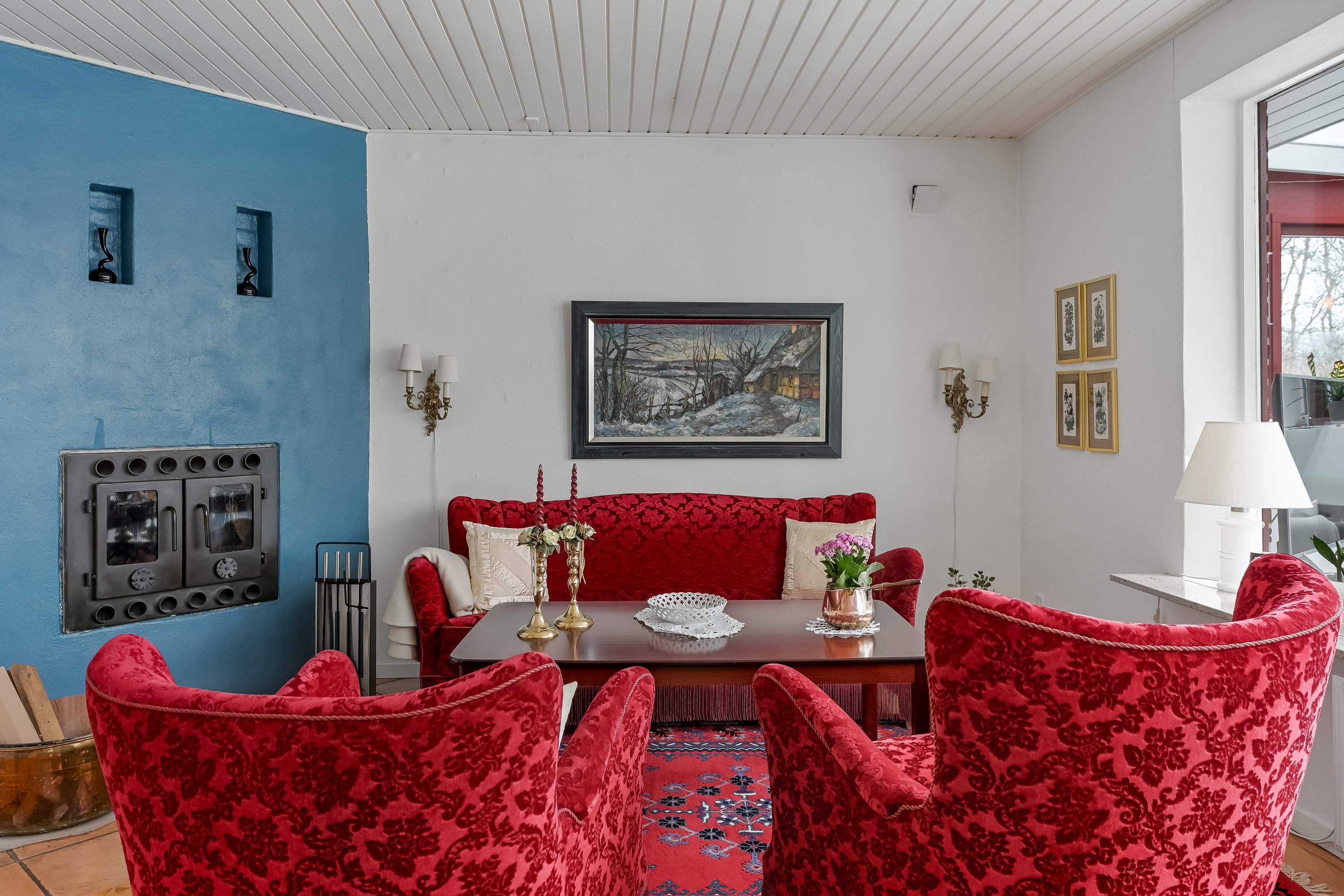 Fremhævet stue billede i fuldskærmstilstand. Billede af Egedesmindevej 132, 6715 Esbjerg N