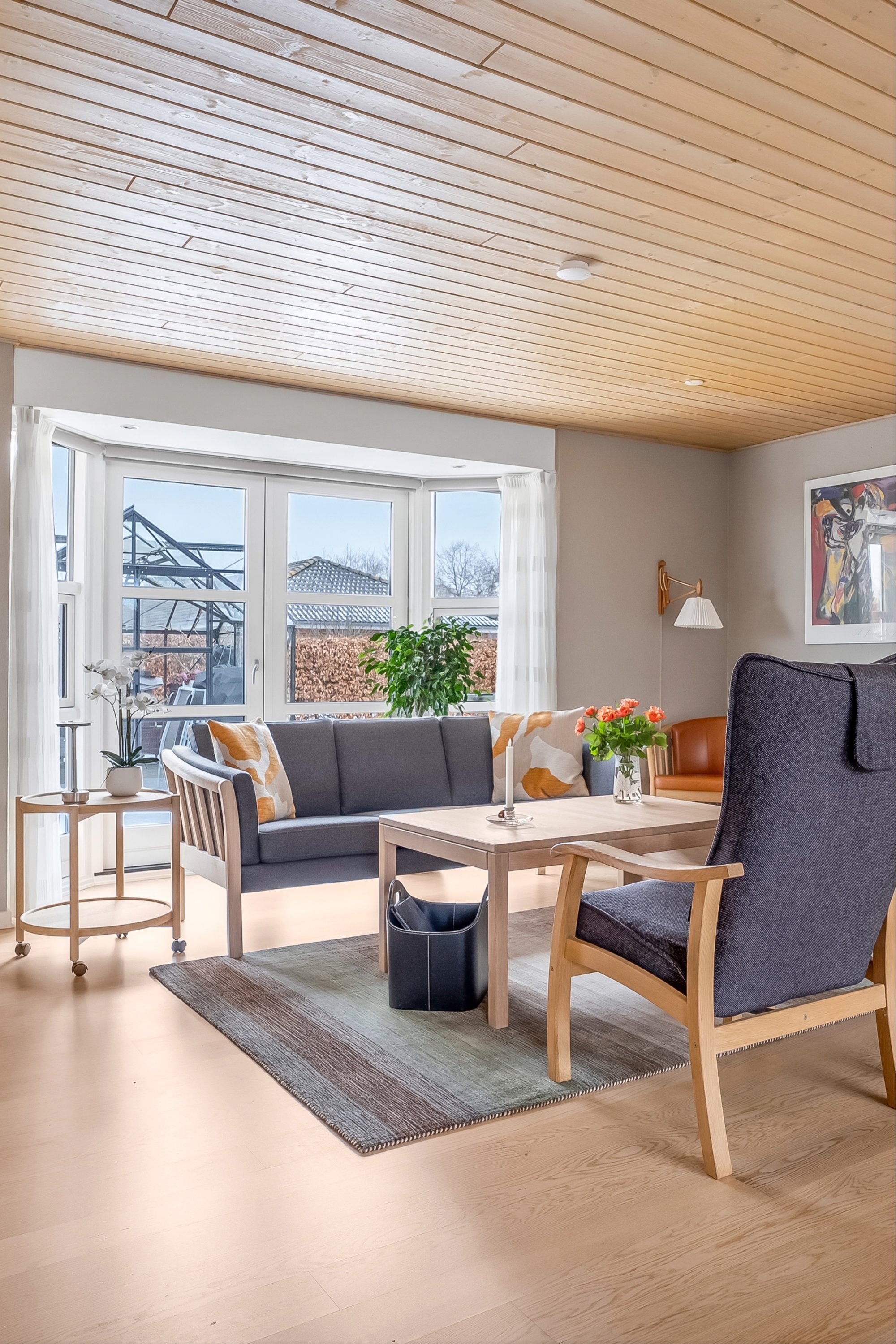 Fremhævet stue billede i fuldskærmstilstand. Billede af Agerhønevej 37, 4930 Maribo