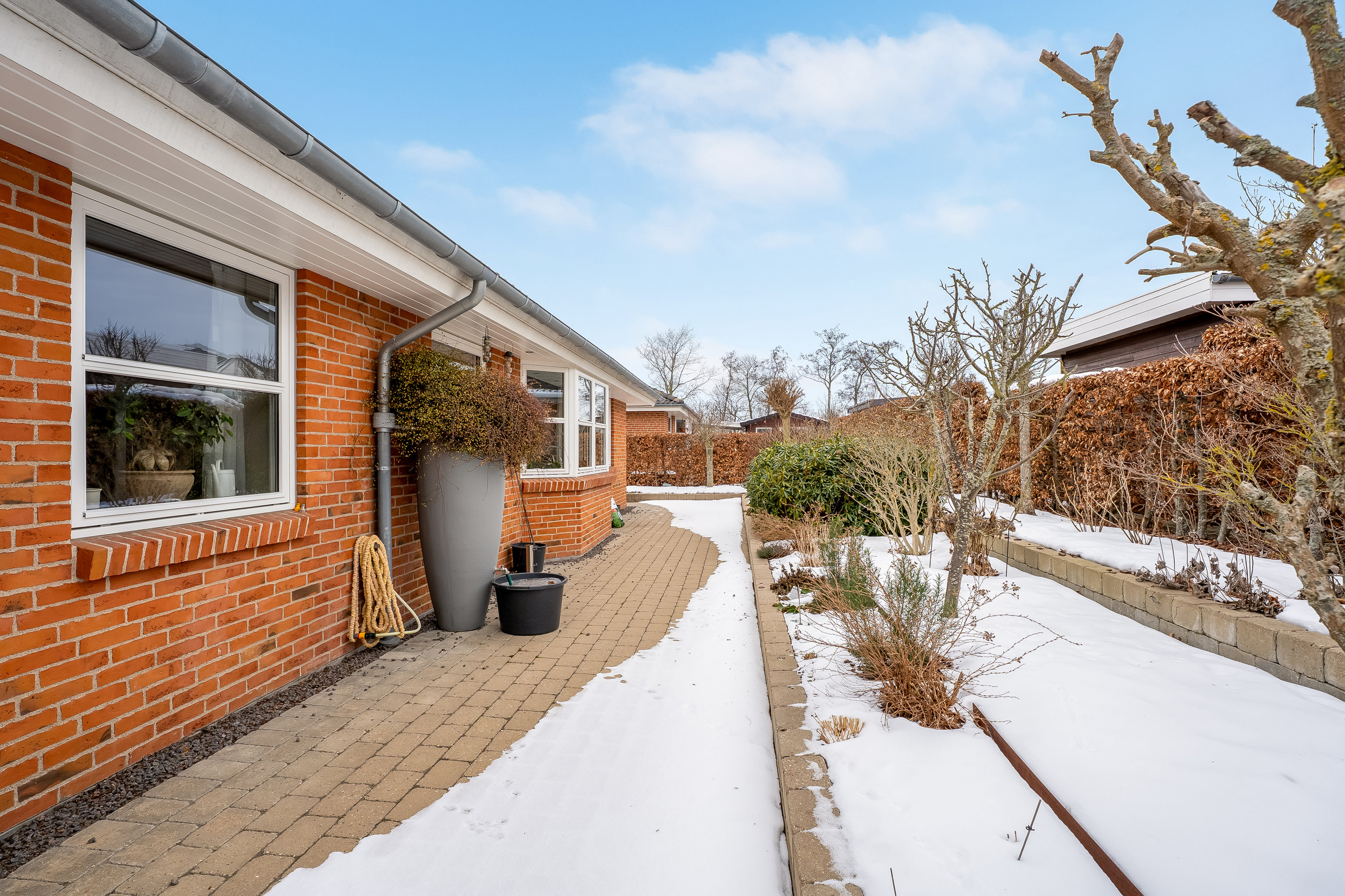 Fremhævet terrasse billede i fuldskærmstilstand. Billede af Agerhønevej 37, 4930 Maribo