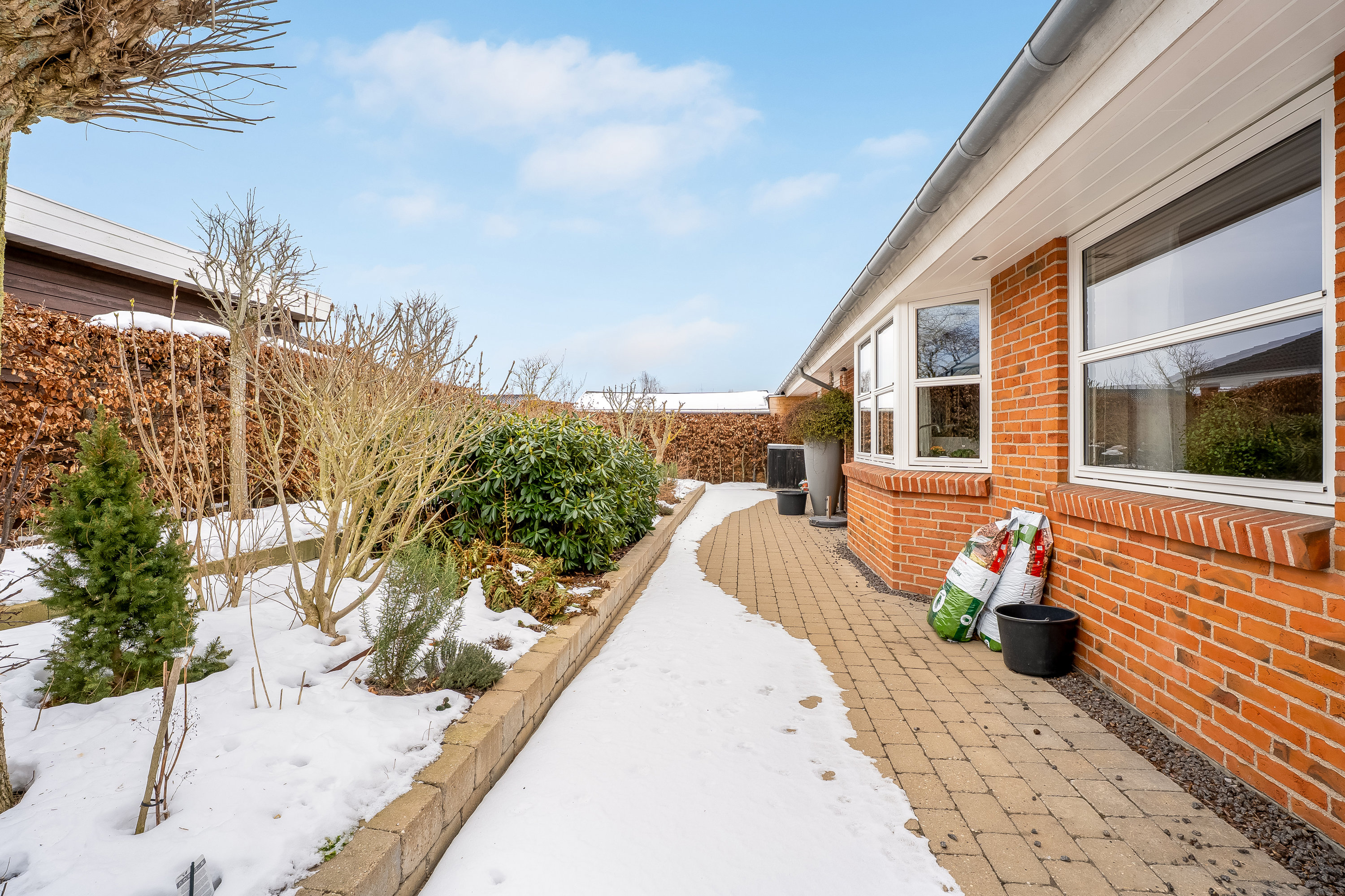 Fremhævet terrasse billede i fuldskærmstilstand. Billede af Agerhønevej 37, 4930 Maribo