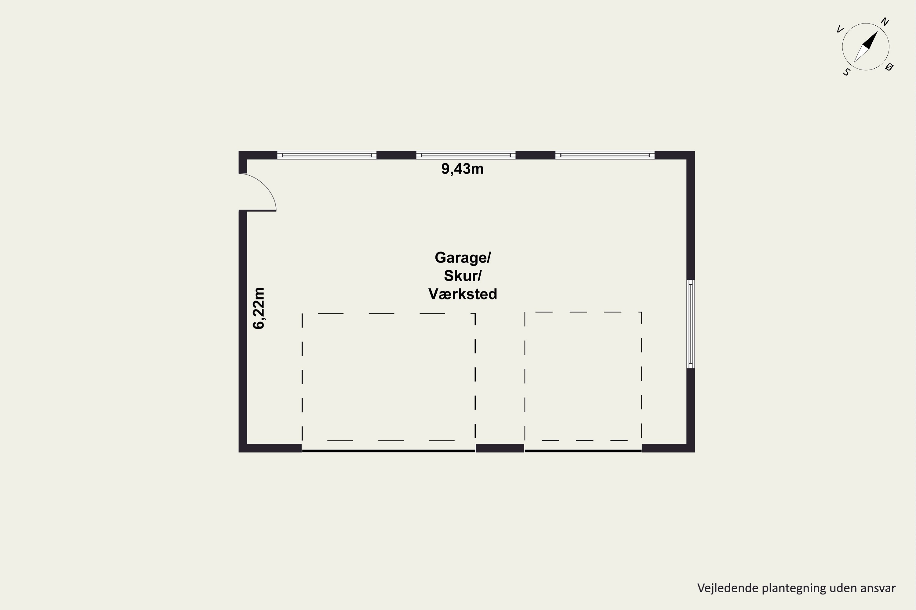 Plantegninger billede af Søndermarksvej 13+11, Stenild, 9500 Hobro