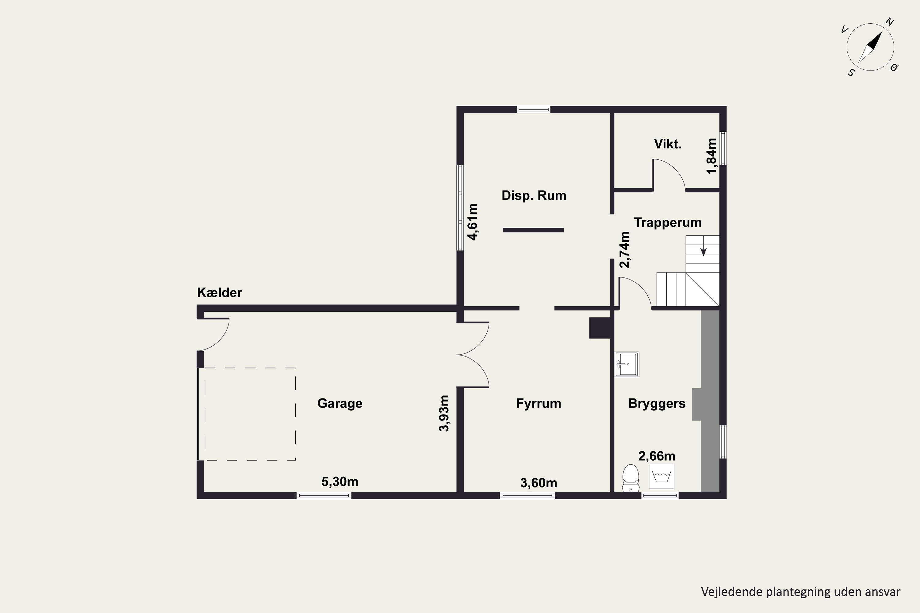 Plantegninger billede af Søndermarksvej 13+11, Stenild, 9500 Hobro
