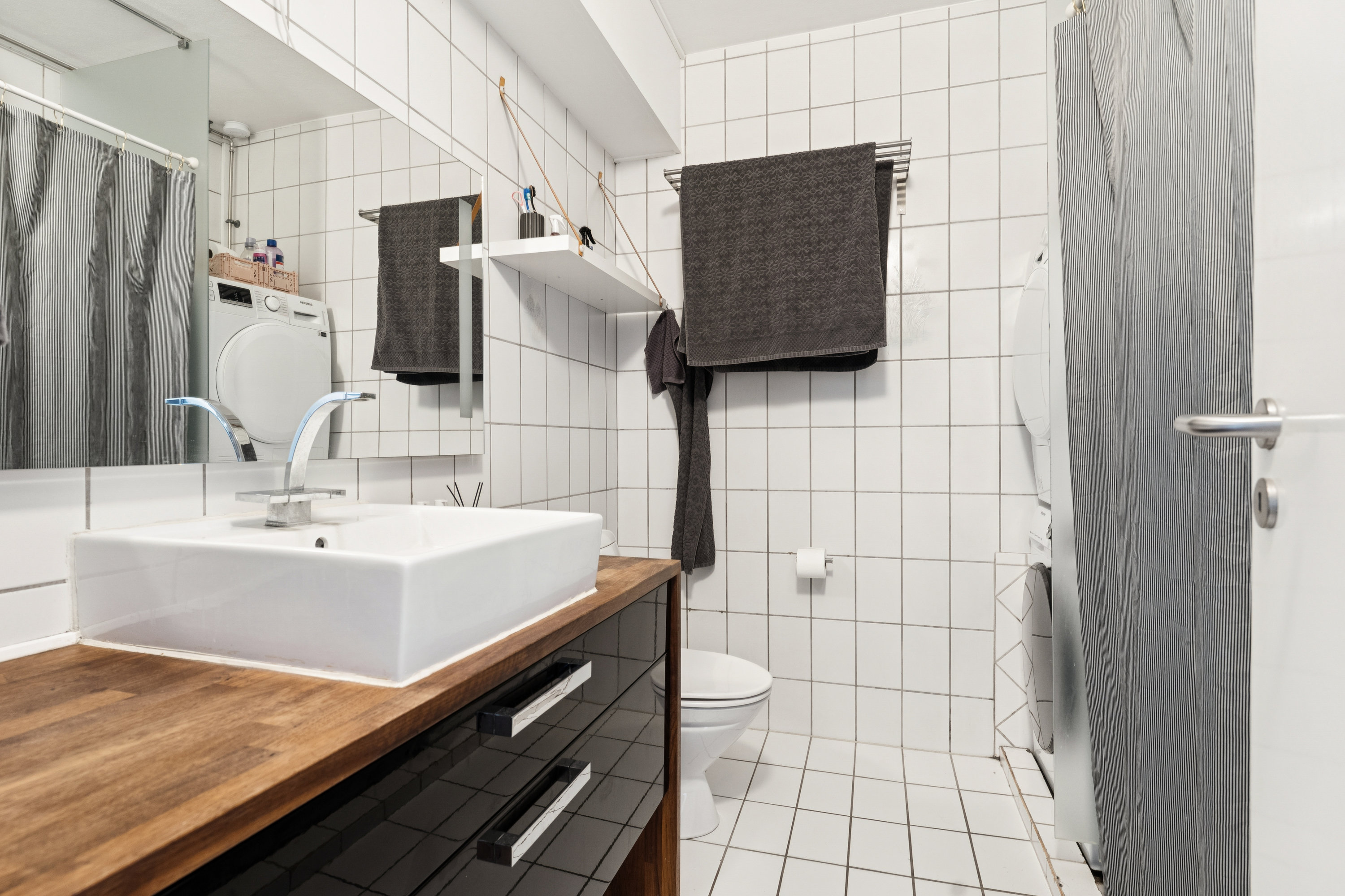 Fremhævet badeværelse billede i fuldskærmstilstand. Billede af Rindsvej 38, 1. tv., 8920 Randers NV