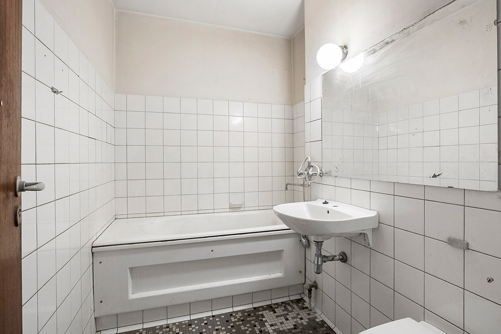 Fremhævet badeværelse billede i fuldskærmstilstand. Billede af Tyreengen 38, 3. th., 4220 Korsør