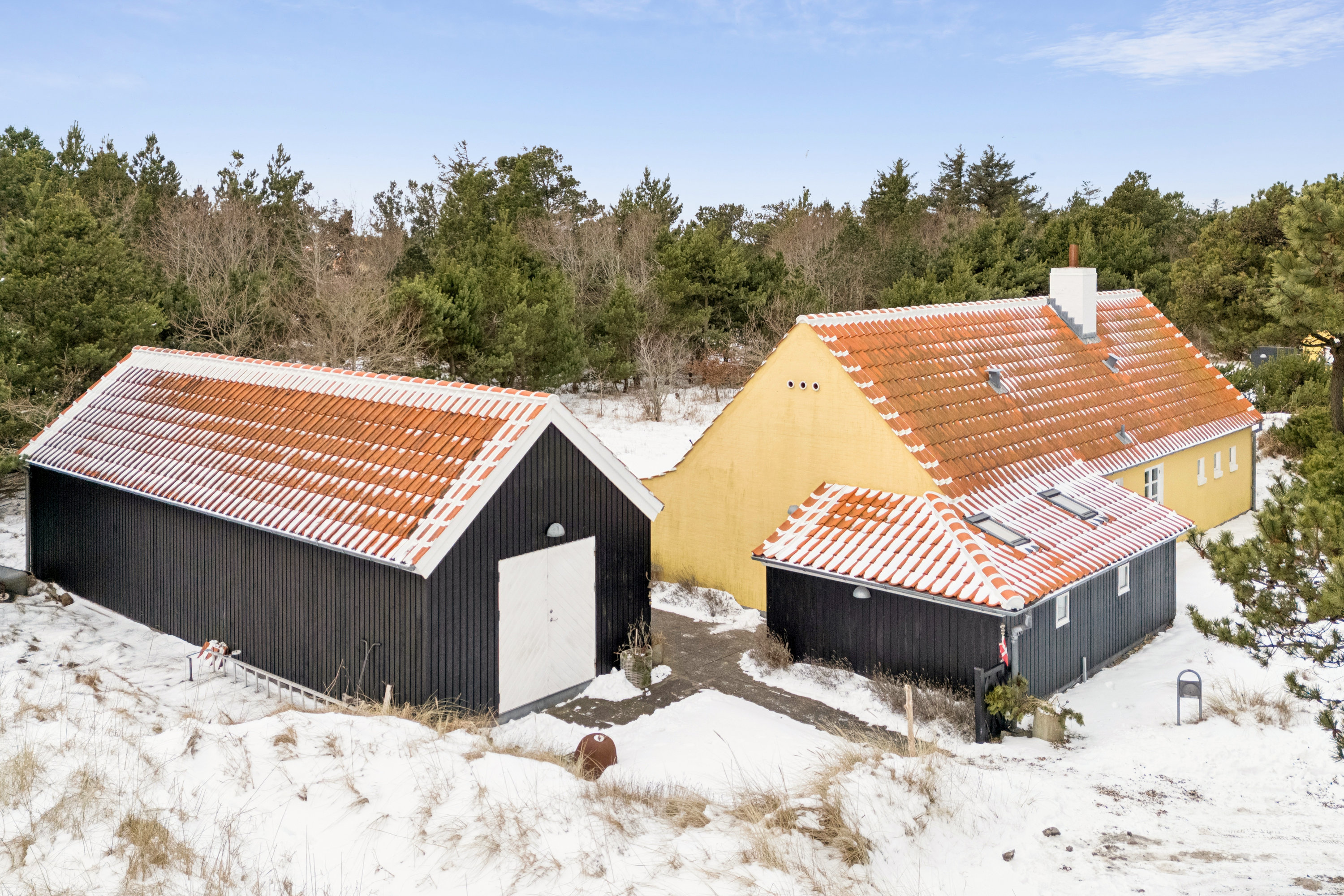Fremhævet luftfoto billede i fuldskærmstilstand. Billede af Redningsvej 18, Gl. Skagen, 9990 Skagen