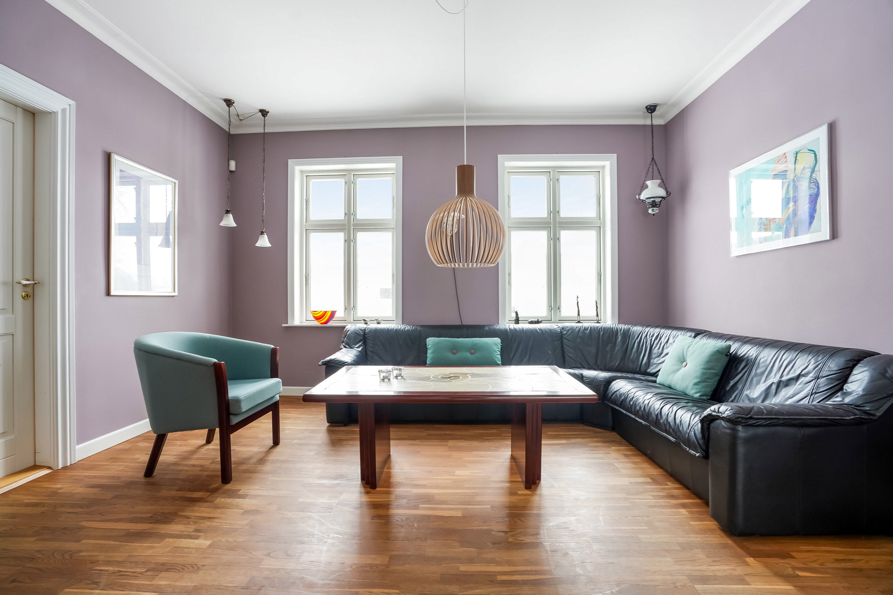 Fremhævet stue billede i fuldskærmstilstand. Billede af Tofthøjvej 41, Tofthøj, 7321 Gadbjerg