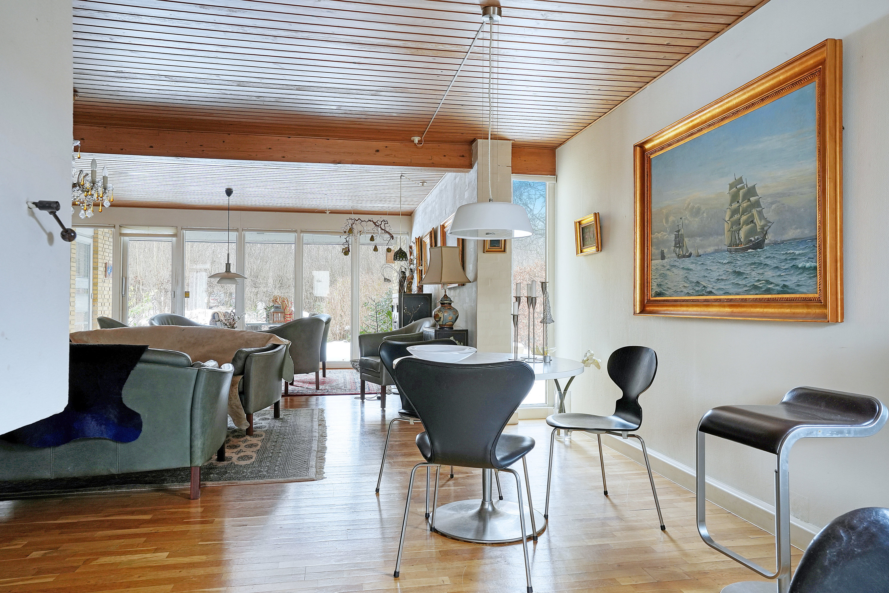 Fremhævet spisestue billede i fuldskærmstilstand. Billede af Dalen 8, 4300 Holbæk