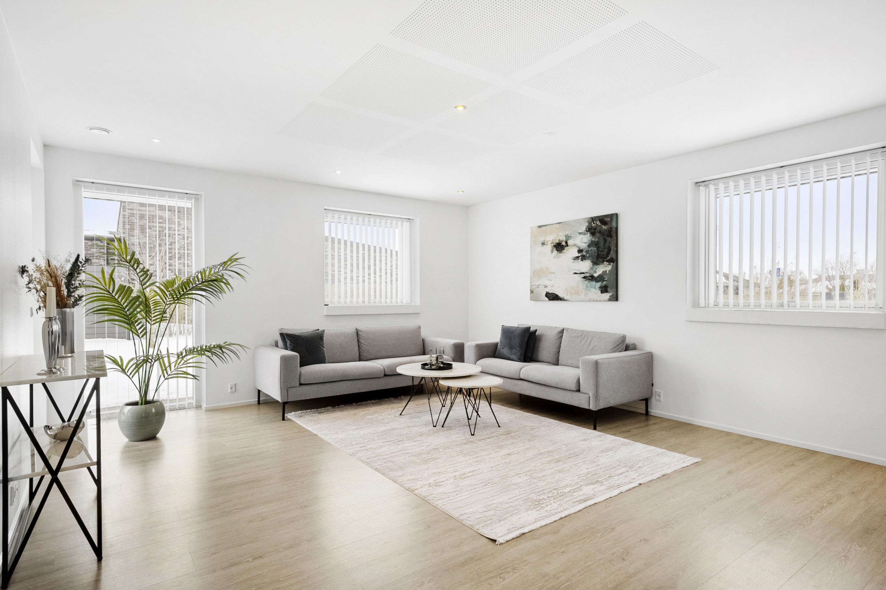 Fremhævet stue billede i fuldskærmstilstand. Billede af Snedronningen 18, Seden, 5240 Odense NØ