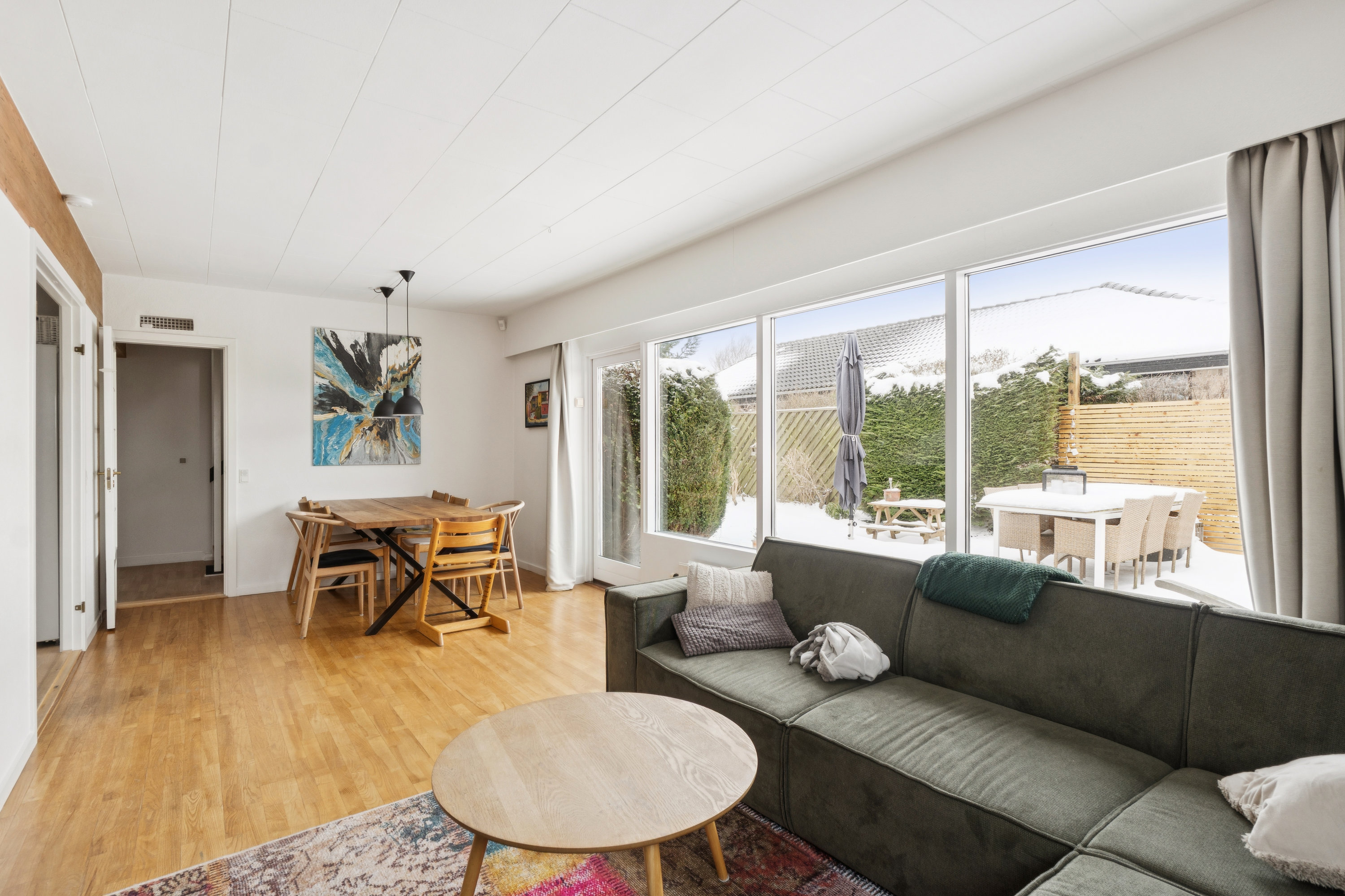 Fremhævet stue billede i fuldskærmstilstand. Billede af Hejrevej 62, 4000 Roskilde