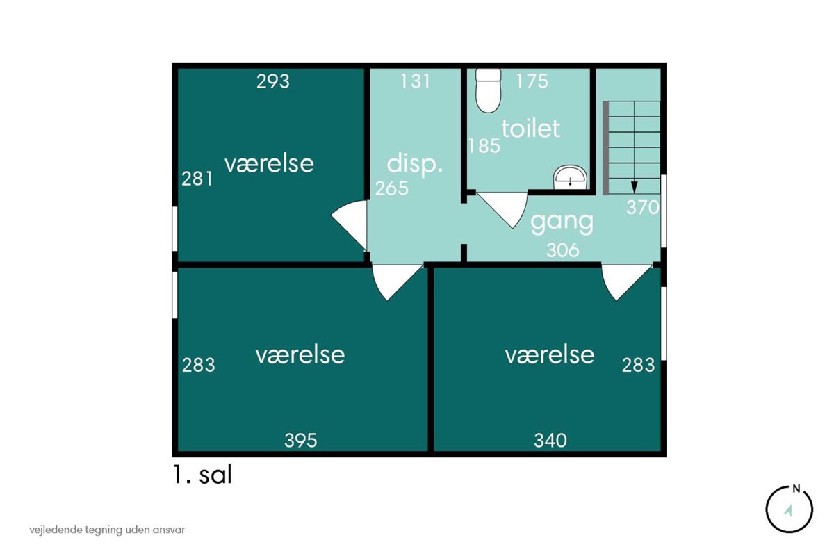 Plantegninger billede af Glentevej 32, 6500 Vojens
