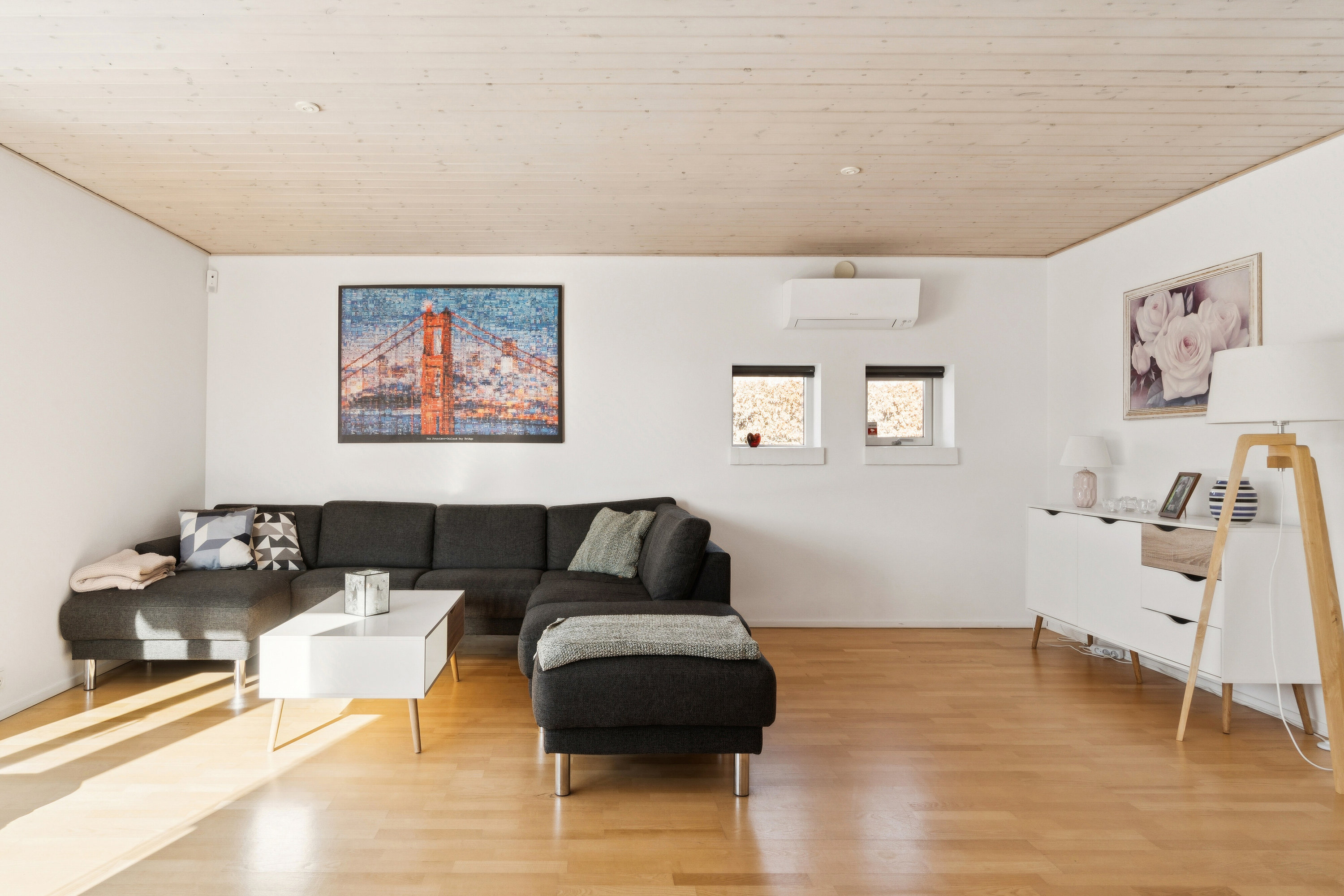 Fremhævet stue billede i fuldskærmstilstand. Billede af Trompetvej 15, 4700 Næstved