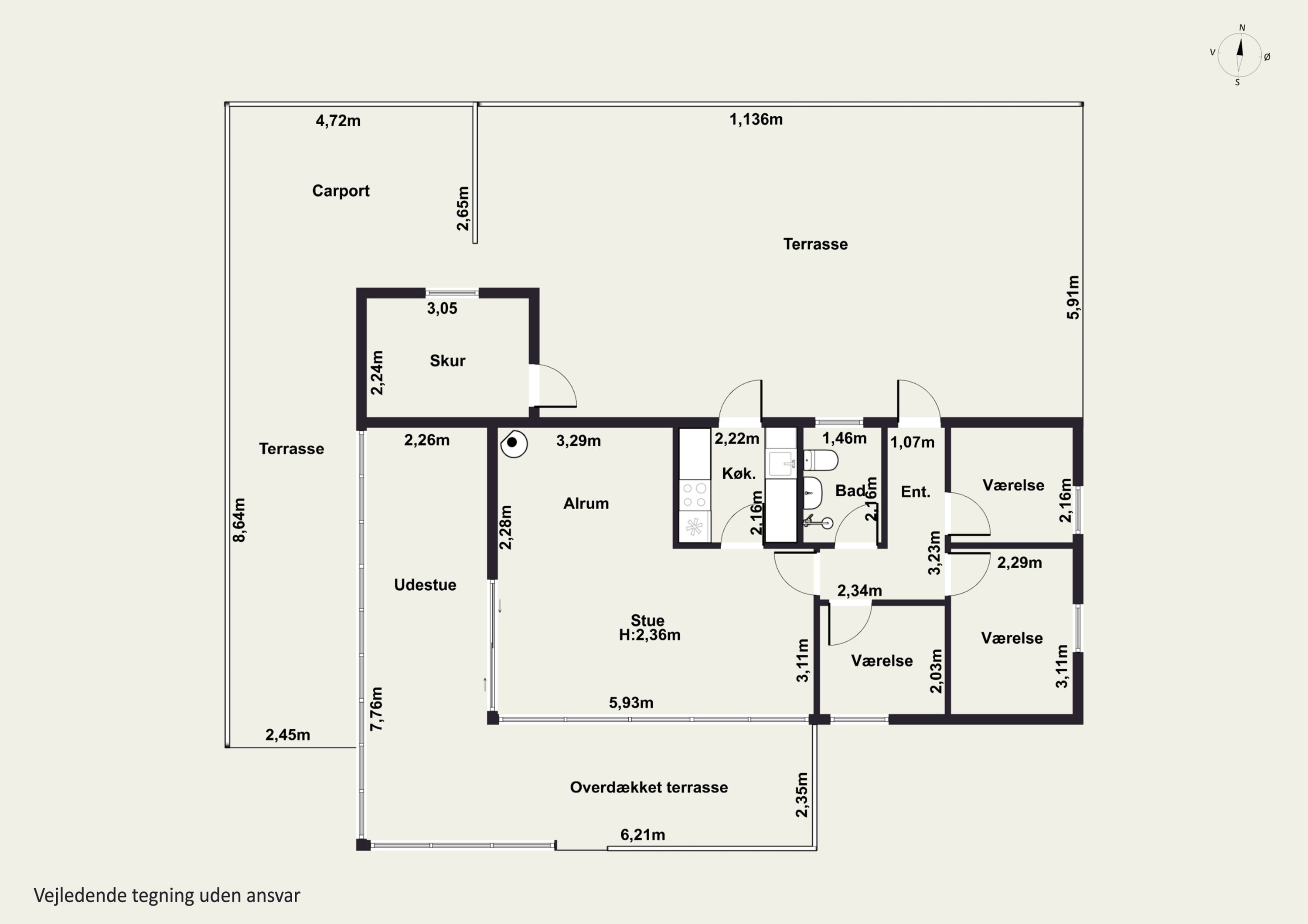 Plantegninger billede af Allikevej 8, 3120 Dronningmølle