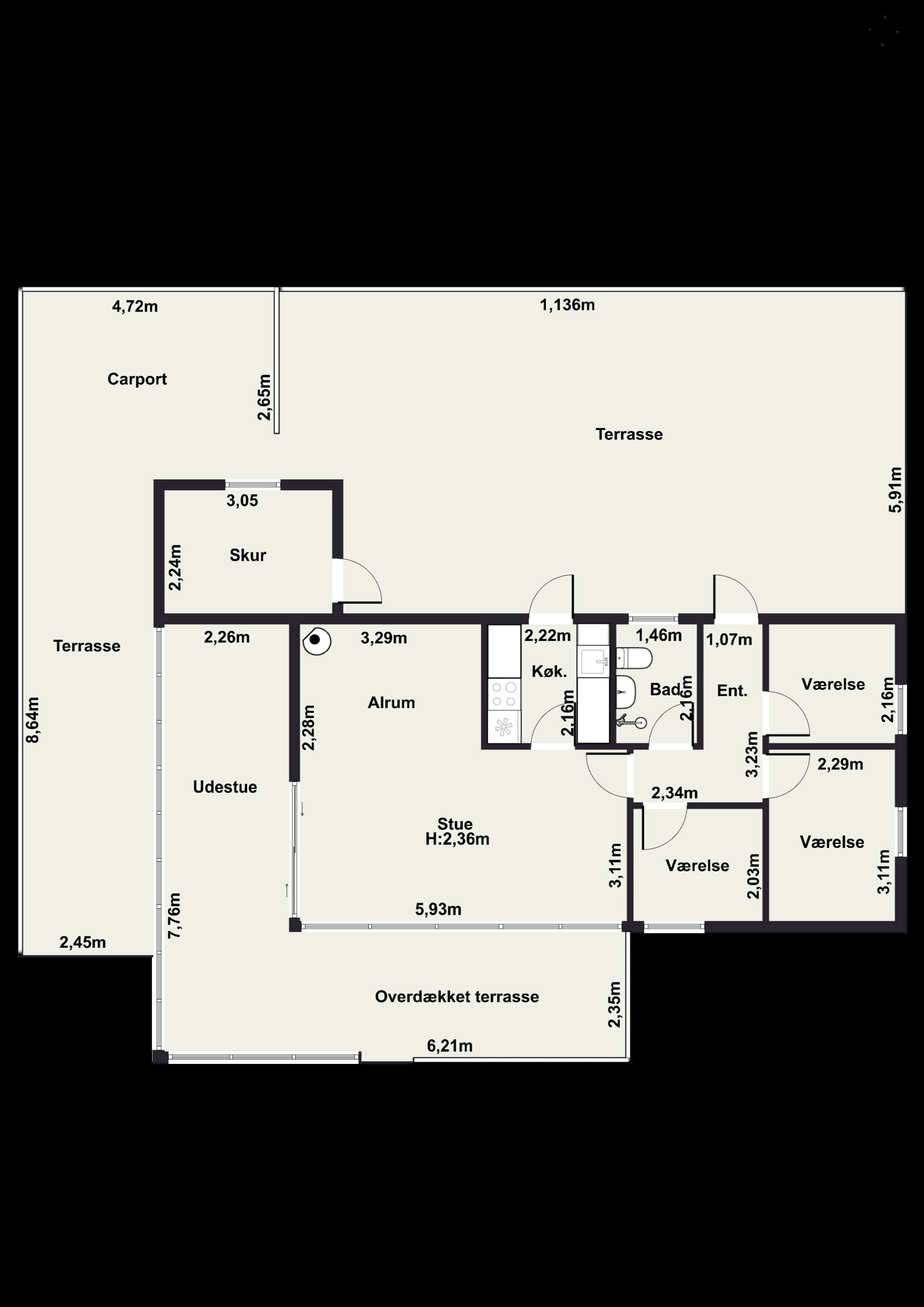 Plantegninger billede af Allikevej 8, 3120 Dronningmølle