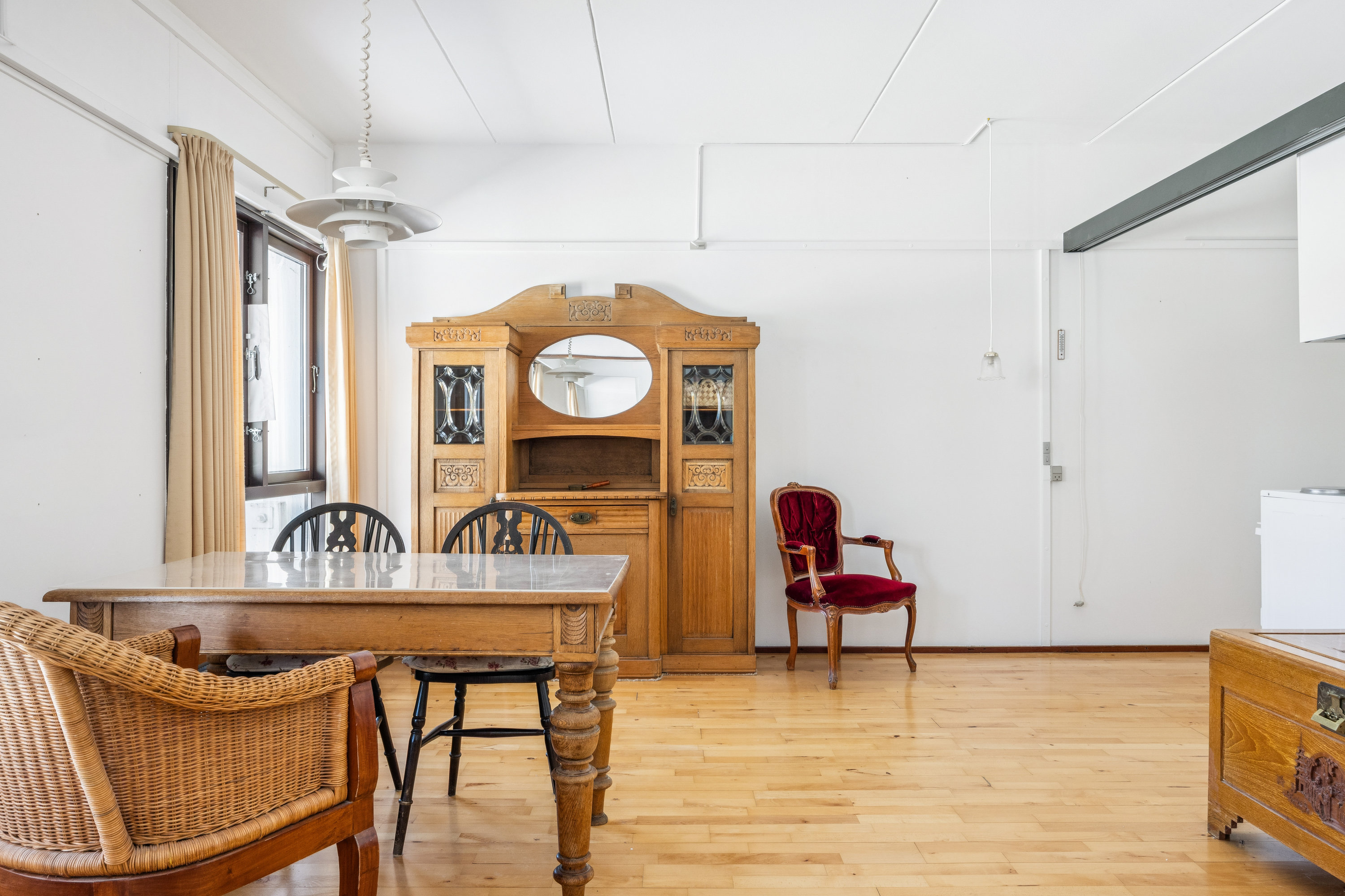 Fremhævet stue billede i fuldskærmstilstand. Billede af Sandmarksbo 1, 1. 110., 4600 Køge