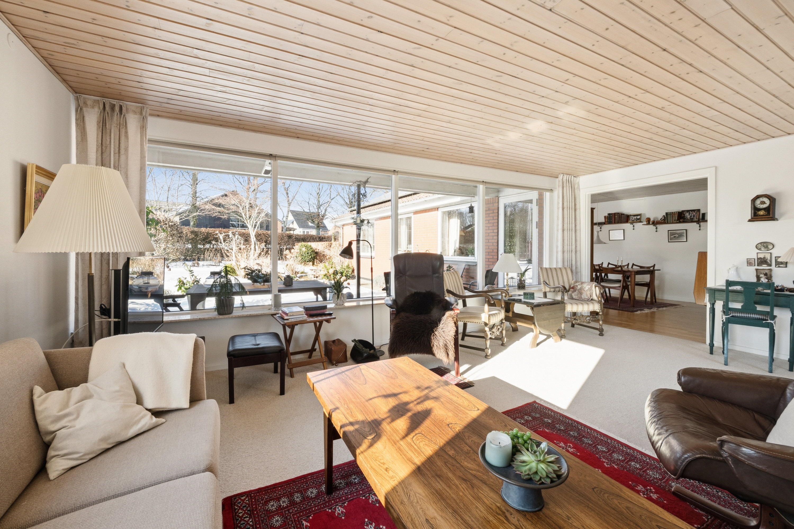 Fremhævet stue billede i fuldskærmstilstand. Billede af Vestervangen 36, 7900 Nykøbing M