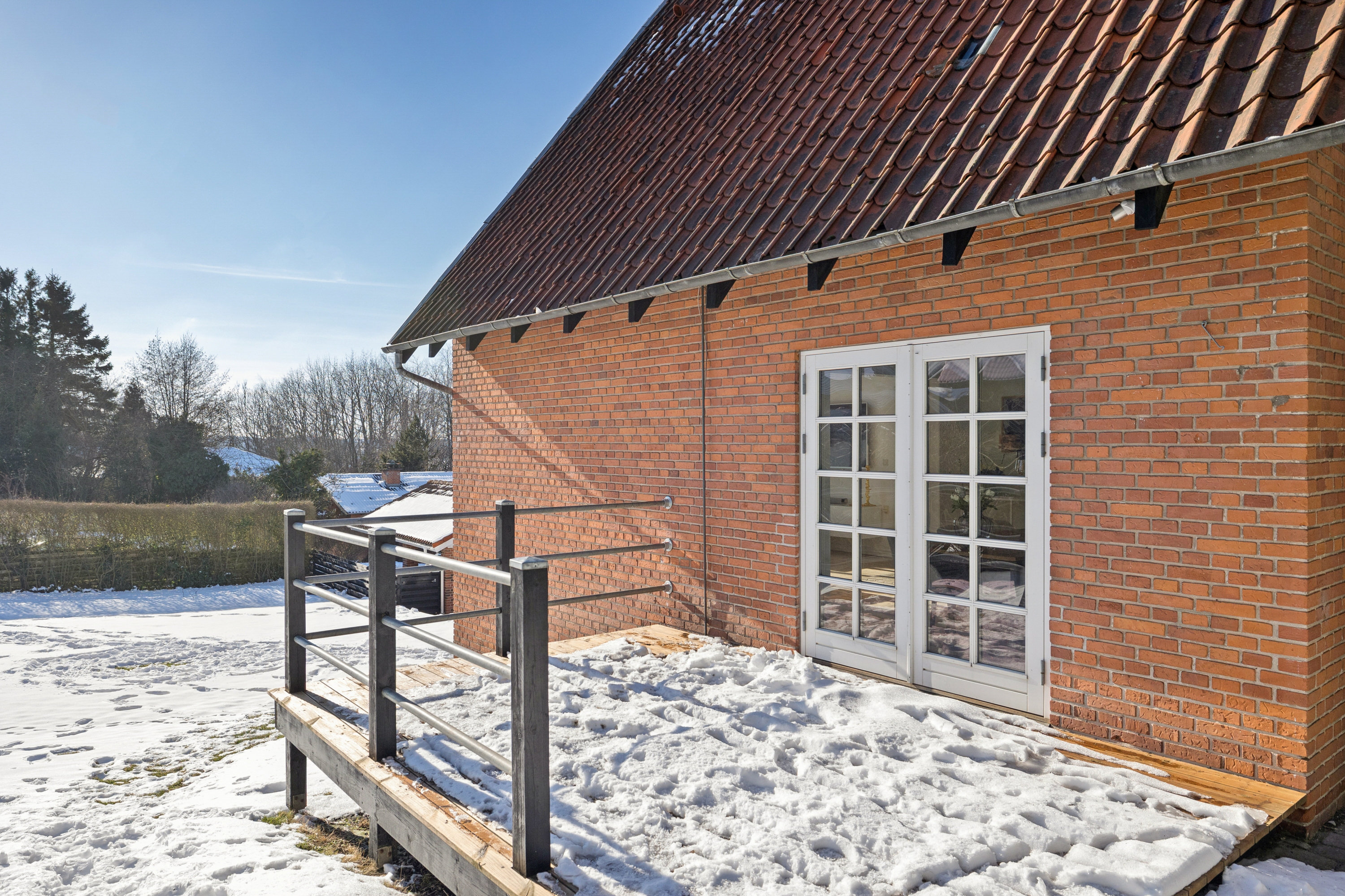 Fremhævet terrasse billede i fuldskærmstilstand. Billede af Elmevej 11, Hobro By, 9500 Hobro