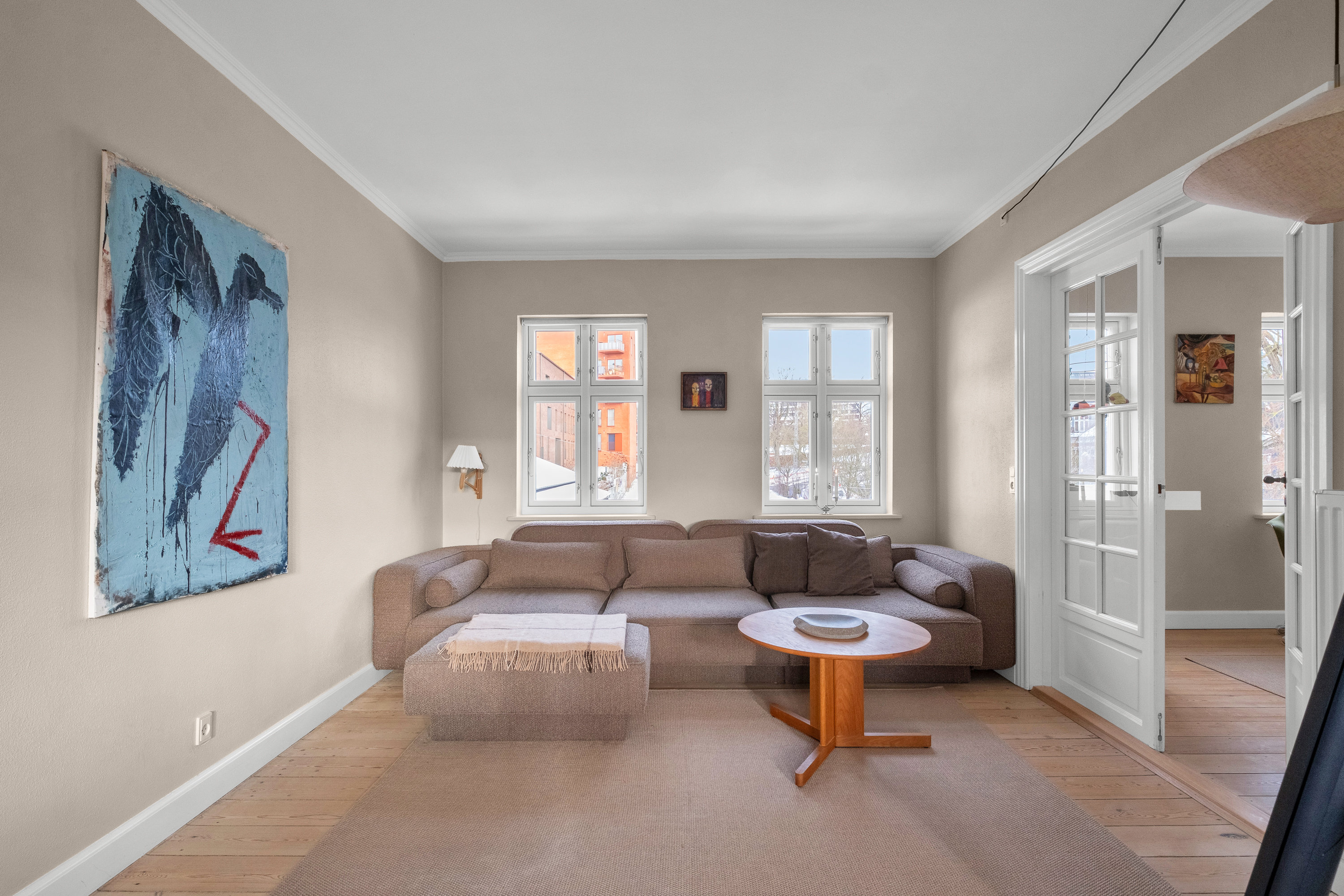 Fremhævet stue billede i fuldskærmstilstand. Billede af Saltholmsgade 3, 2., 8000 Aarhus C