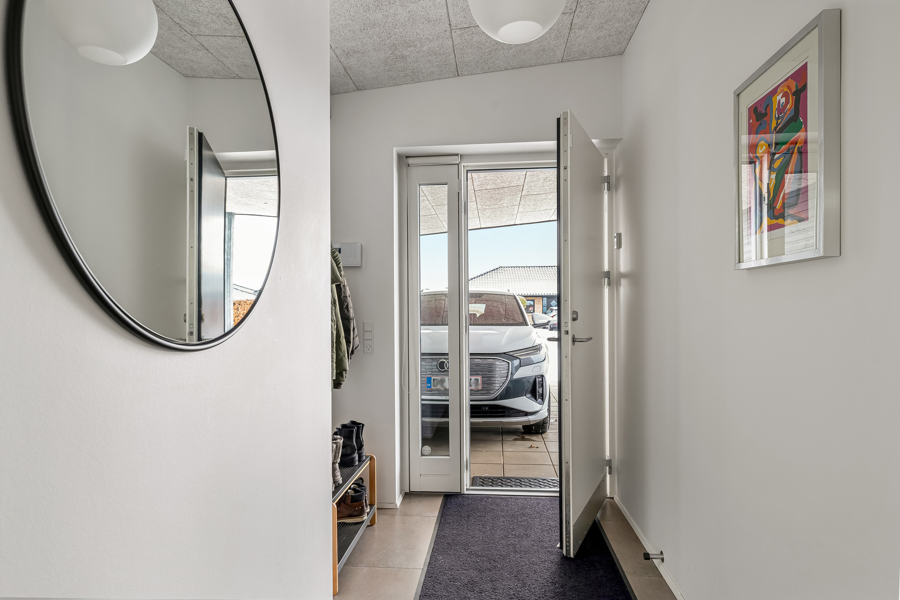 Fremhævet entré billede i fuldskærmstilstand. Billede af Frøskovparken 97, Tjørring, 7400 Herning