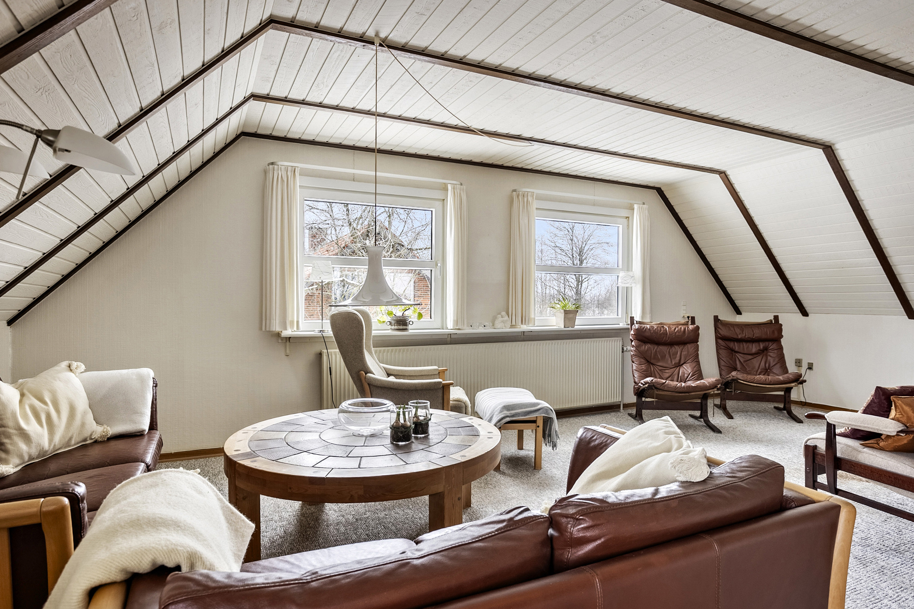 Fremhævet stue billede i fuldskærmstilstand. Billede af Rugtoften 48, Skodborg, 6630 Rødding