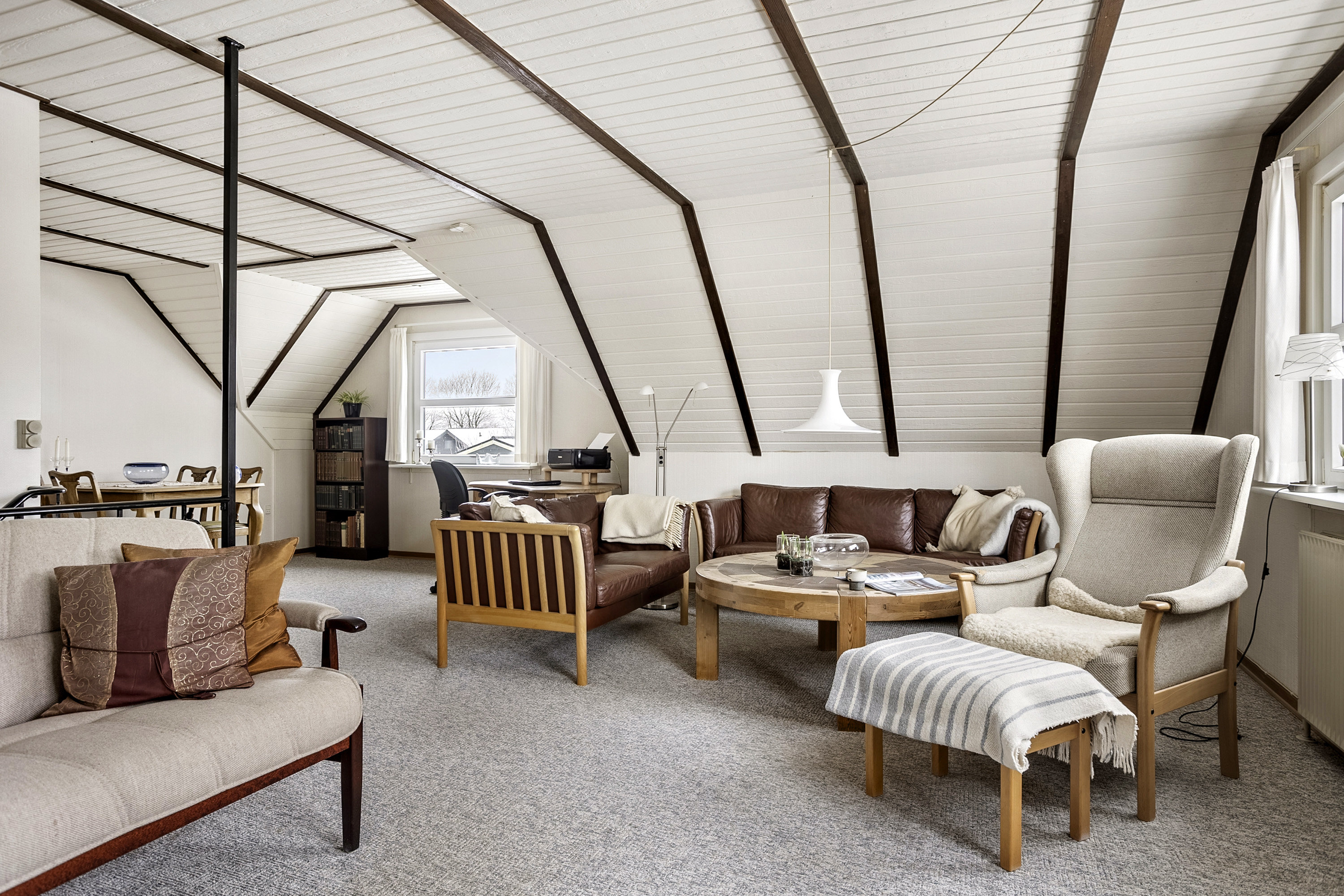 Fremhævet stue billede i fuldskærmstilstand. Billede af Rugtoften 48, Skodborg, 6630 Rødding