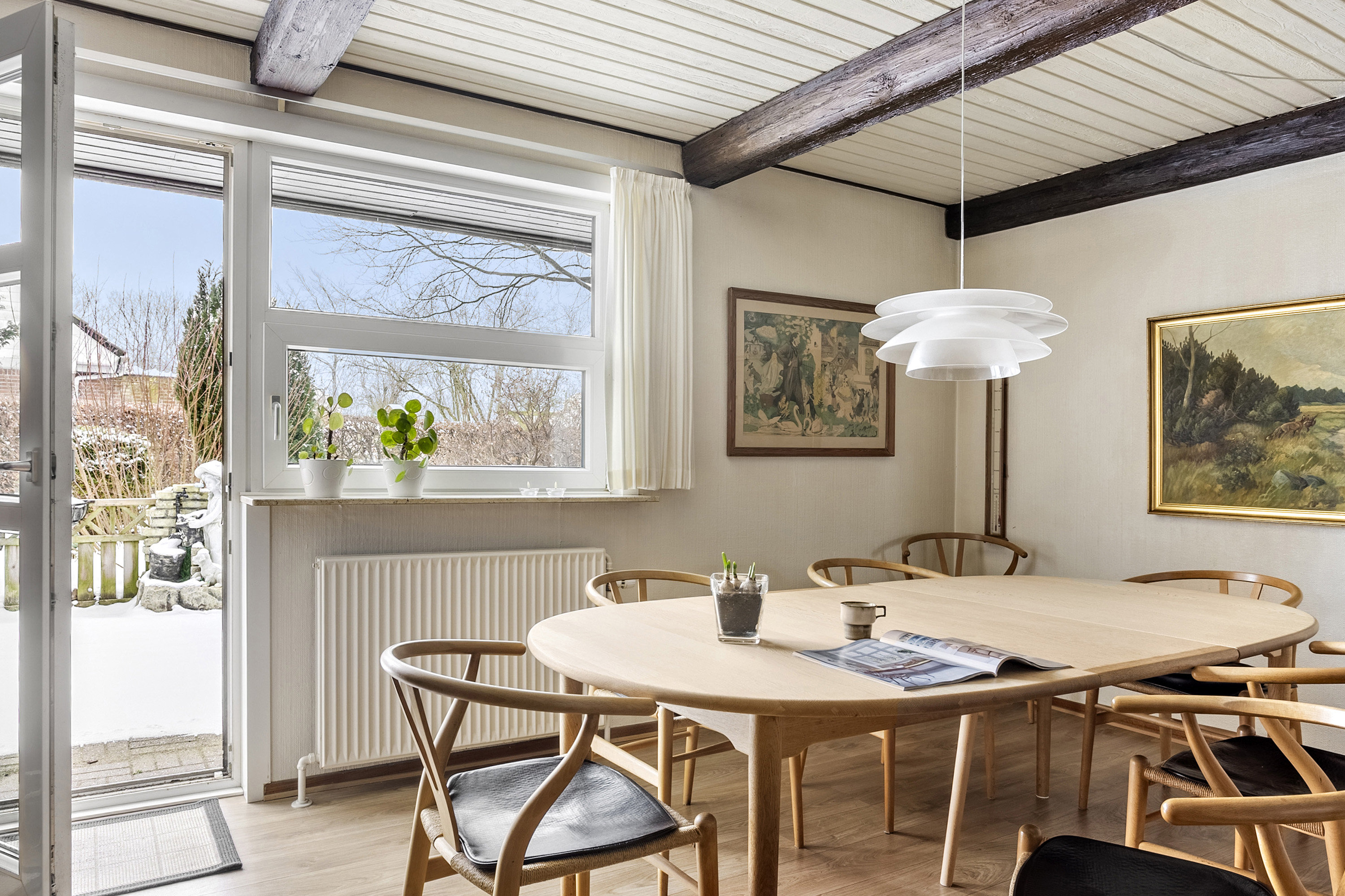 Fremhævet alrum/stue billede i fuldskærmstilstand. Billede af Rugtoften 48, Skodborg, 6630 Rødding