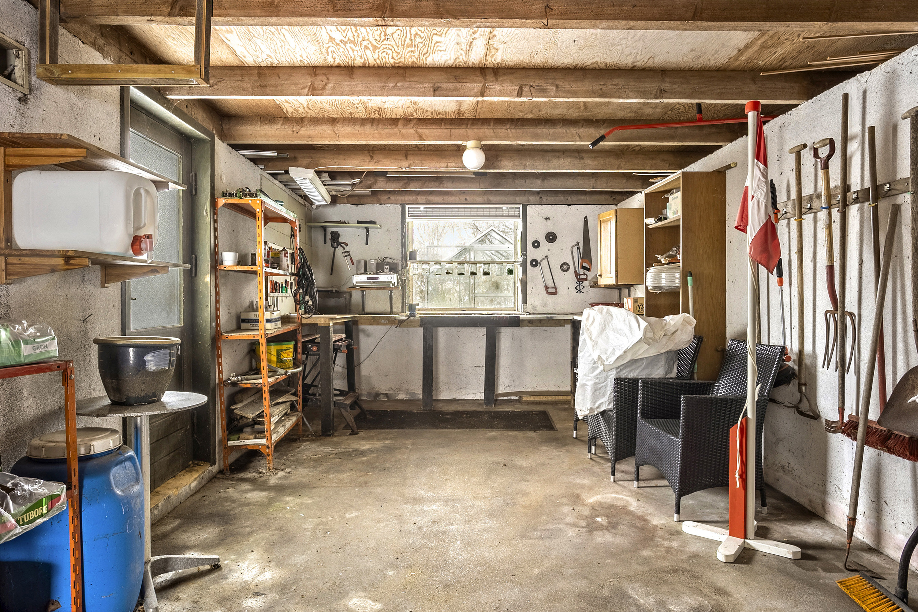 Fremhævet garage/værksted billede i fuldskærmstilstand. Billede af Rugtoften 48, Skodborg, 6630 Rødding