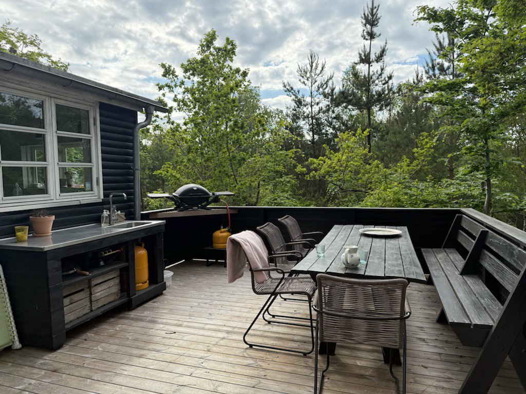 Fremhævet  billede i fuldskærmstilstand. Billede af Skovvej 18, Fjellerup Strand, 8585 Glesborg