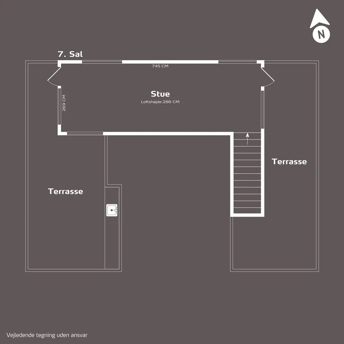 Plantegninger billede af Plantagevej 78, 6. th., 2610 Rødovre