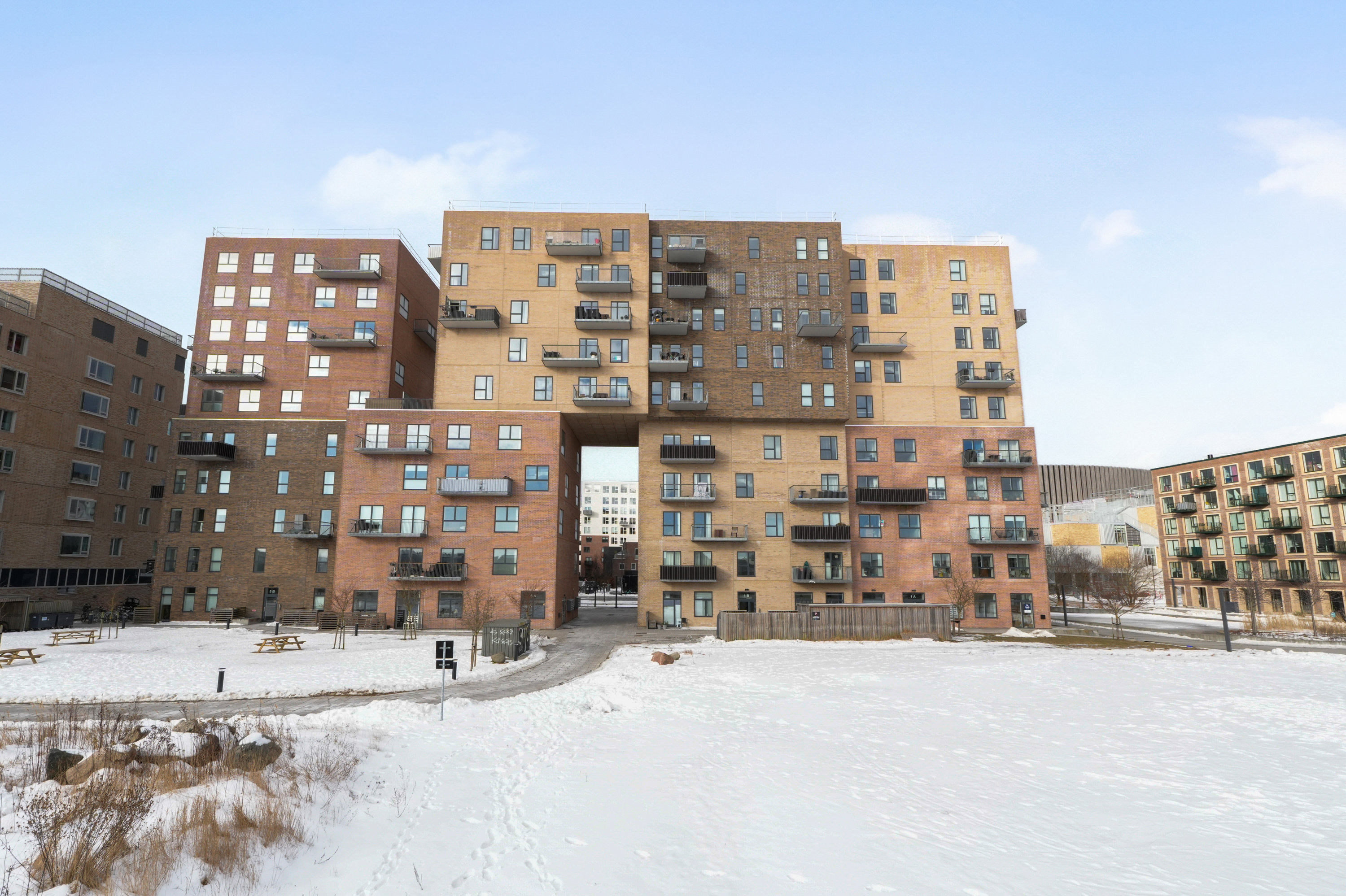 Fremhævet  billede i fuldskærmstilstand. Billede af Robert Jacobsens Vej 5A, 7. tv., 2300 København S